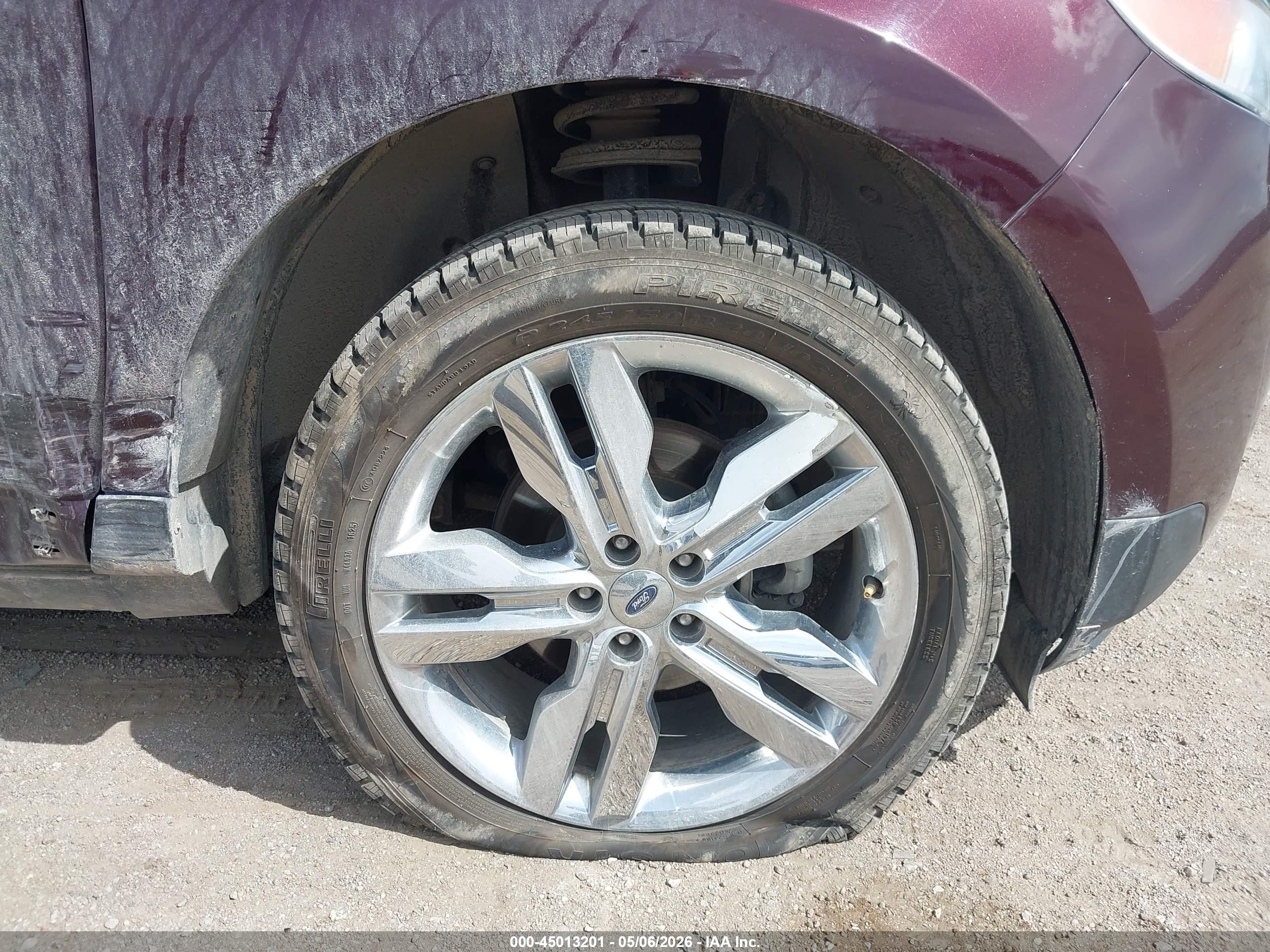 2011 Ford Edge Limited Бордовый vin: 2FMDK3KC4BBA53804
