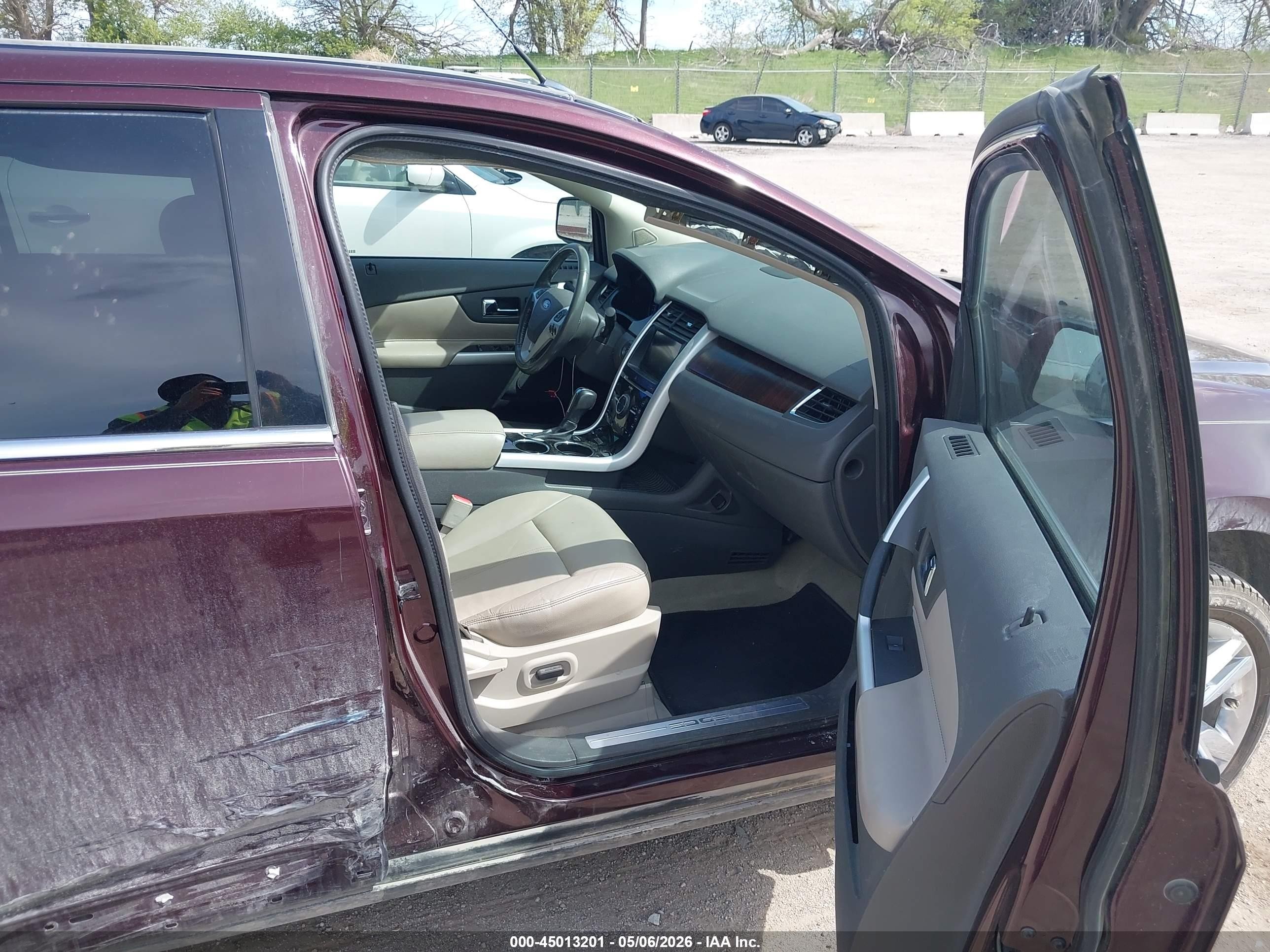 2011 Ford Edge Limited Бордовый vin: 2FMDK3KC4BBA53804