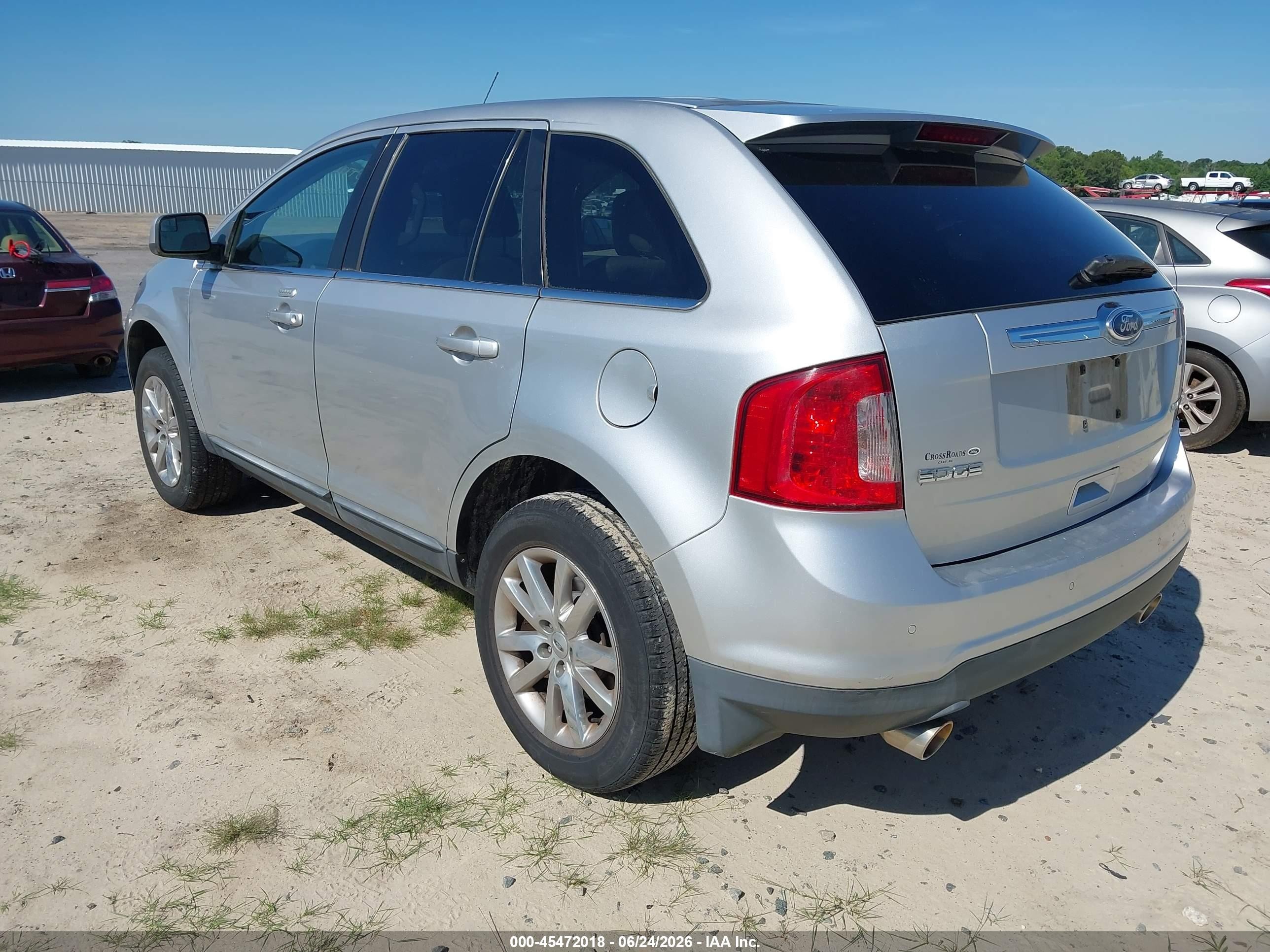 2011 Ford Edge Limited Silver vin: 2FMDK3KC4BBA86639