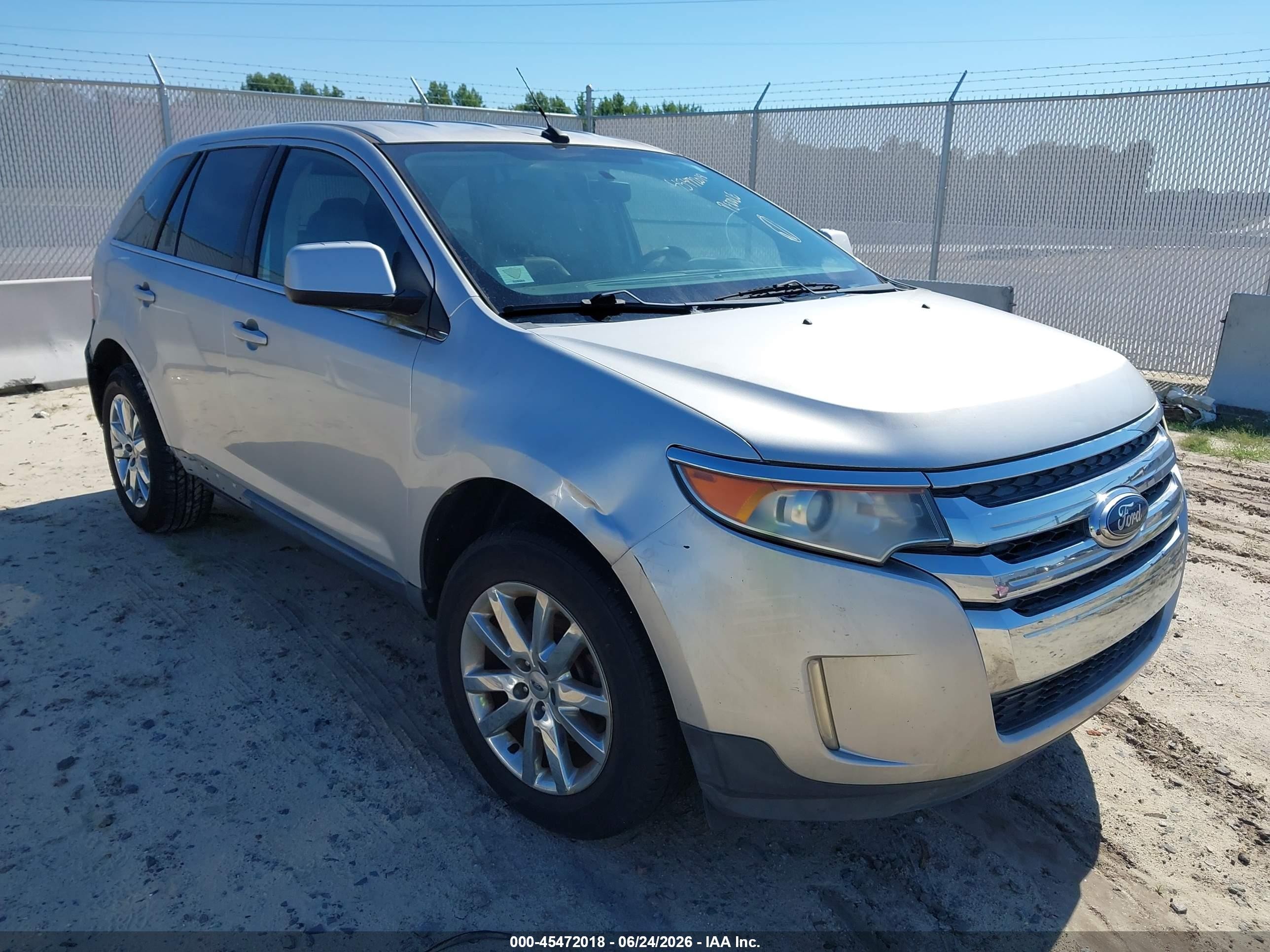 2011 Ford Edge Limited Silver vin: 2FMDK3KC4BBA86639