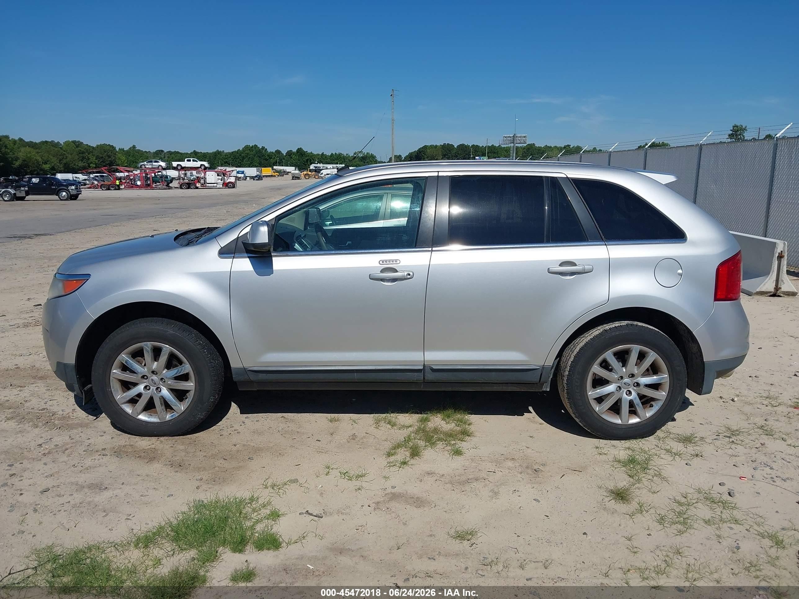 2011 Ford Edge Limited Silver vin: 2FMDK3KC4BBA86639