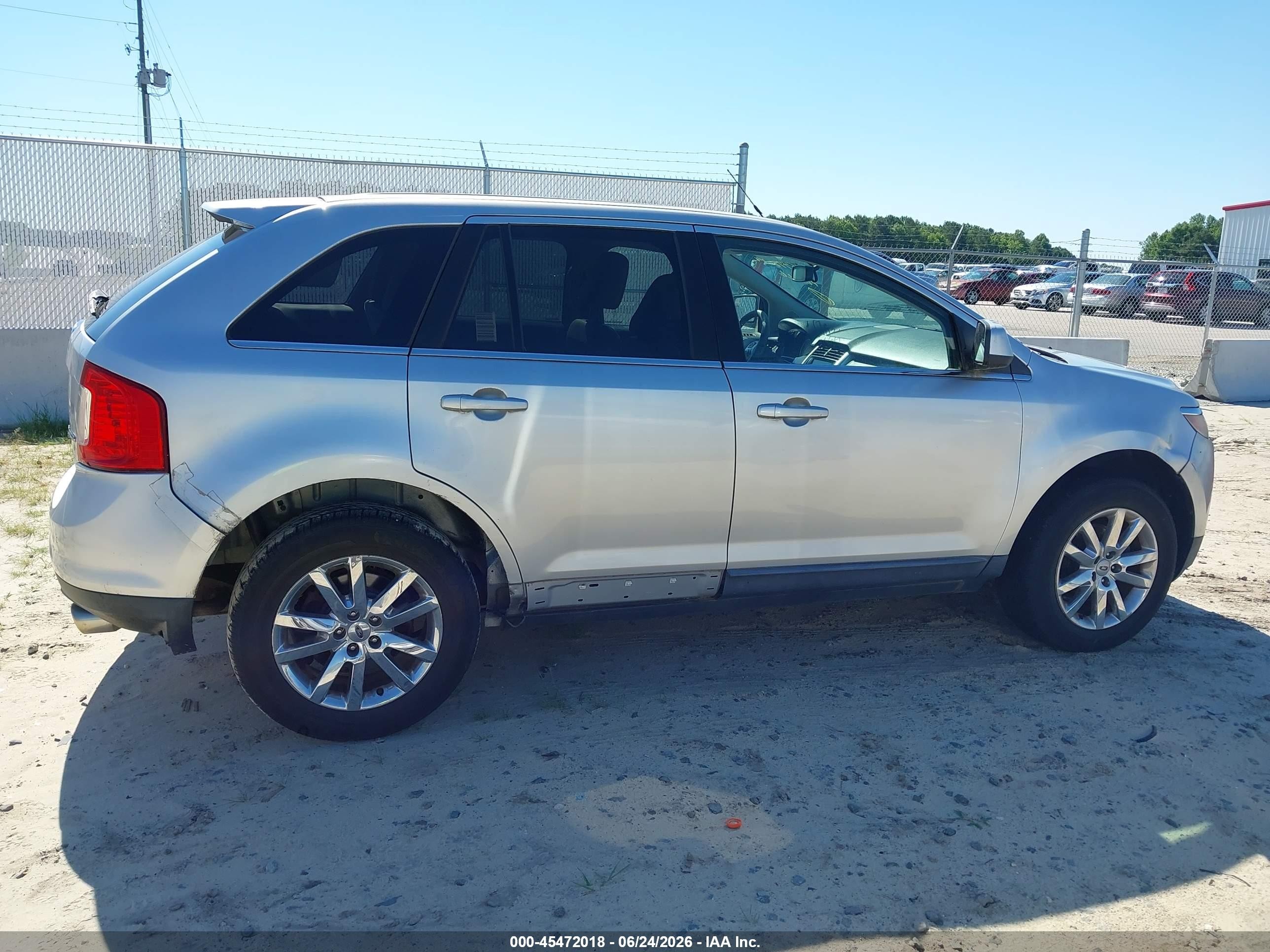 2011 Ford Edge Limited Silver vin: 2FMDK3KC4BBA86639