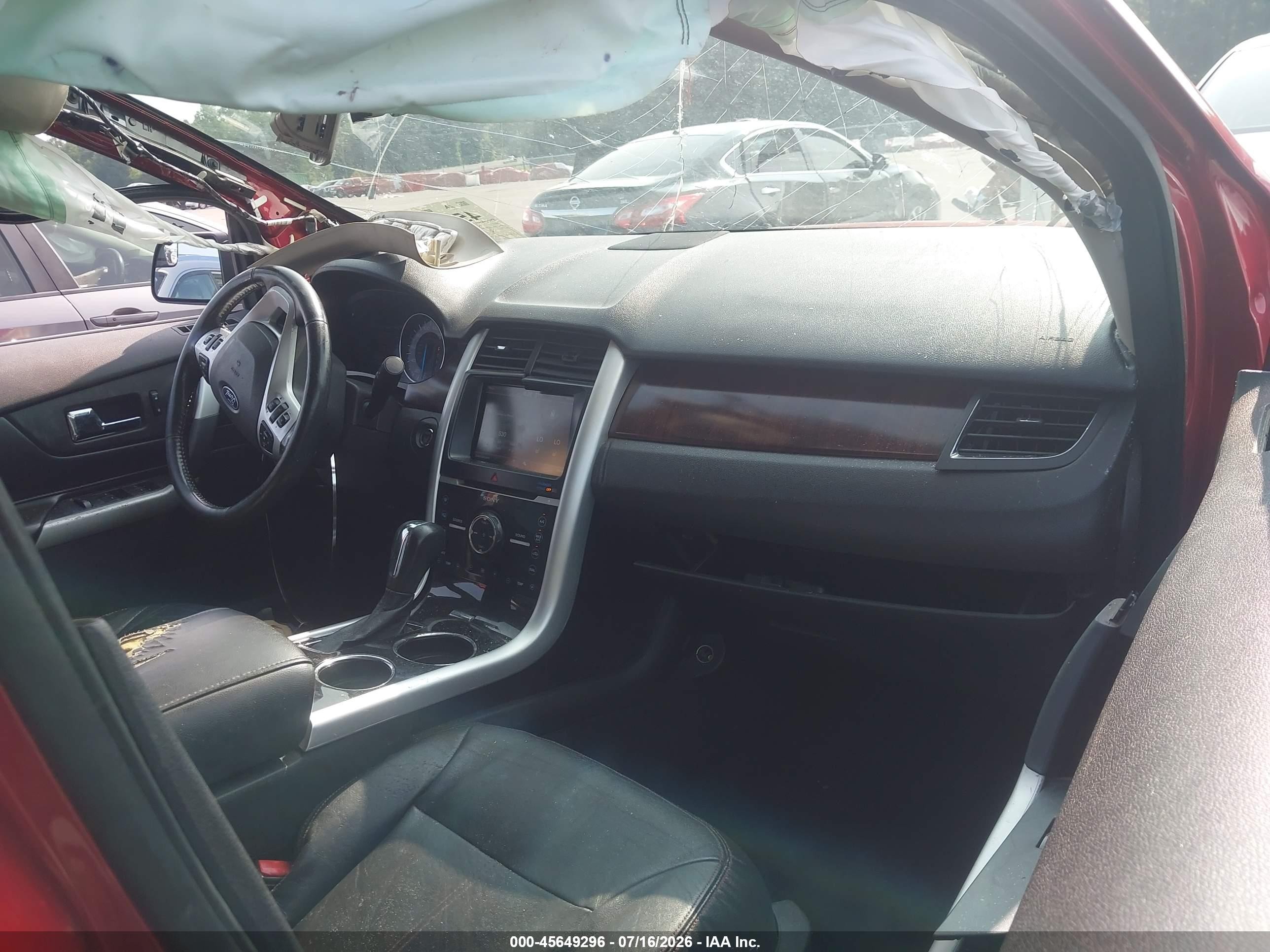 2011 Ford Edge Limited Red vin: 2FMDK3KC4BBB17405