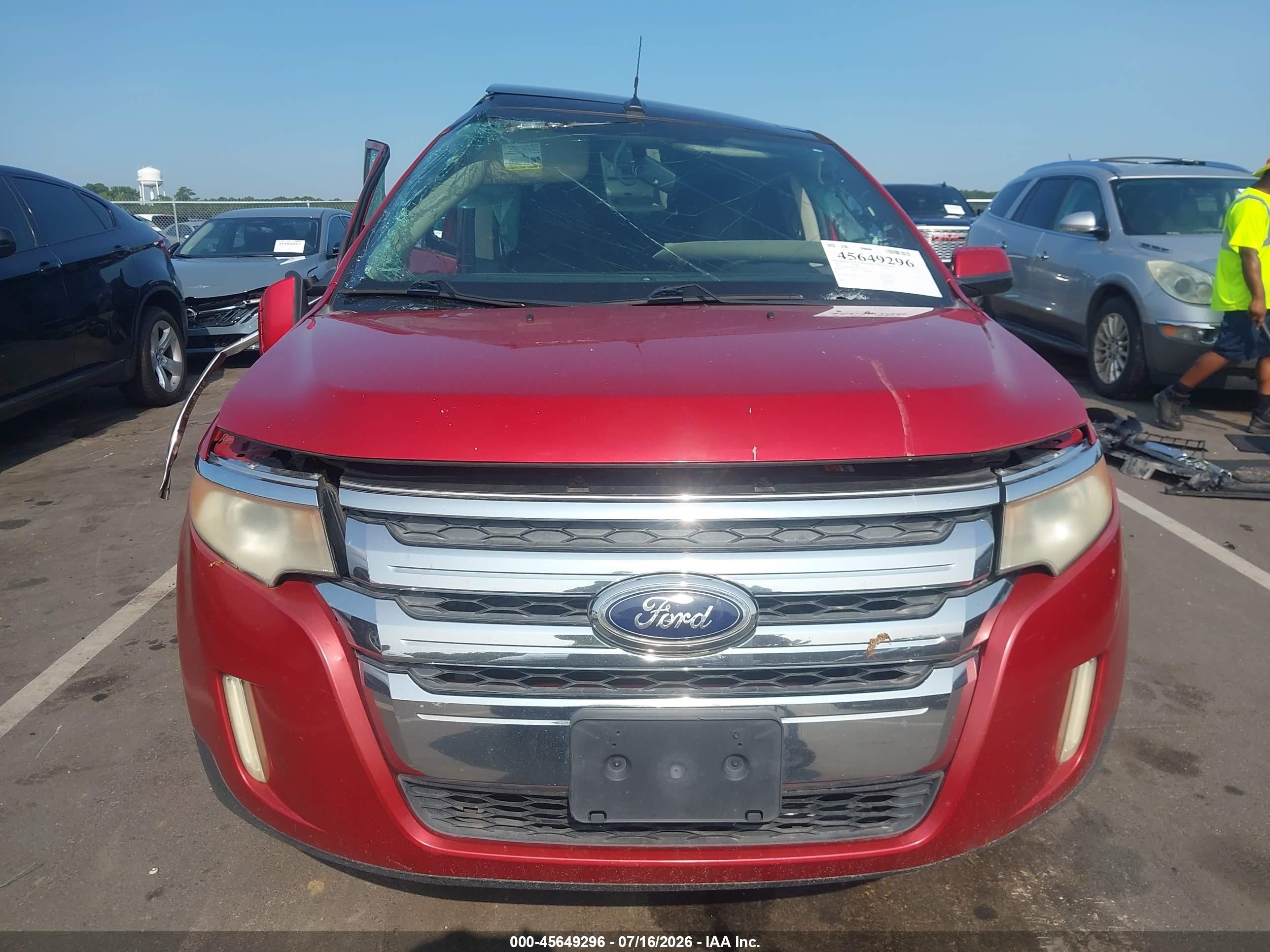 2011 Ford Edge Limited Red vin: 2FMDK3KC4BBB17405