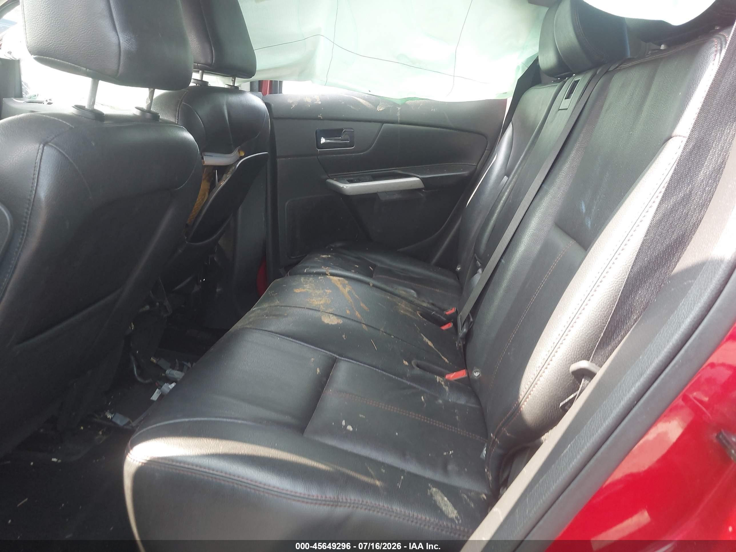 2011 Ford Edge Limited Red vin: 2FMDK3KC4BBB17405