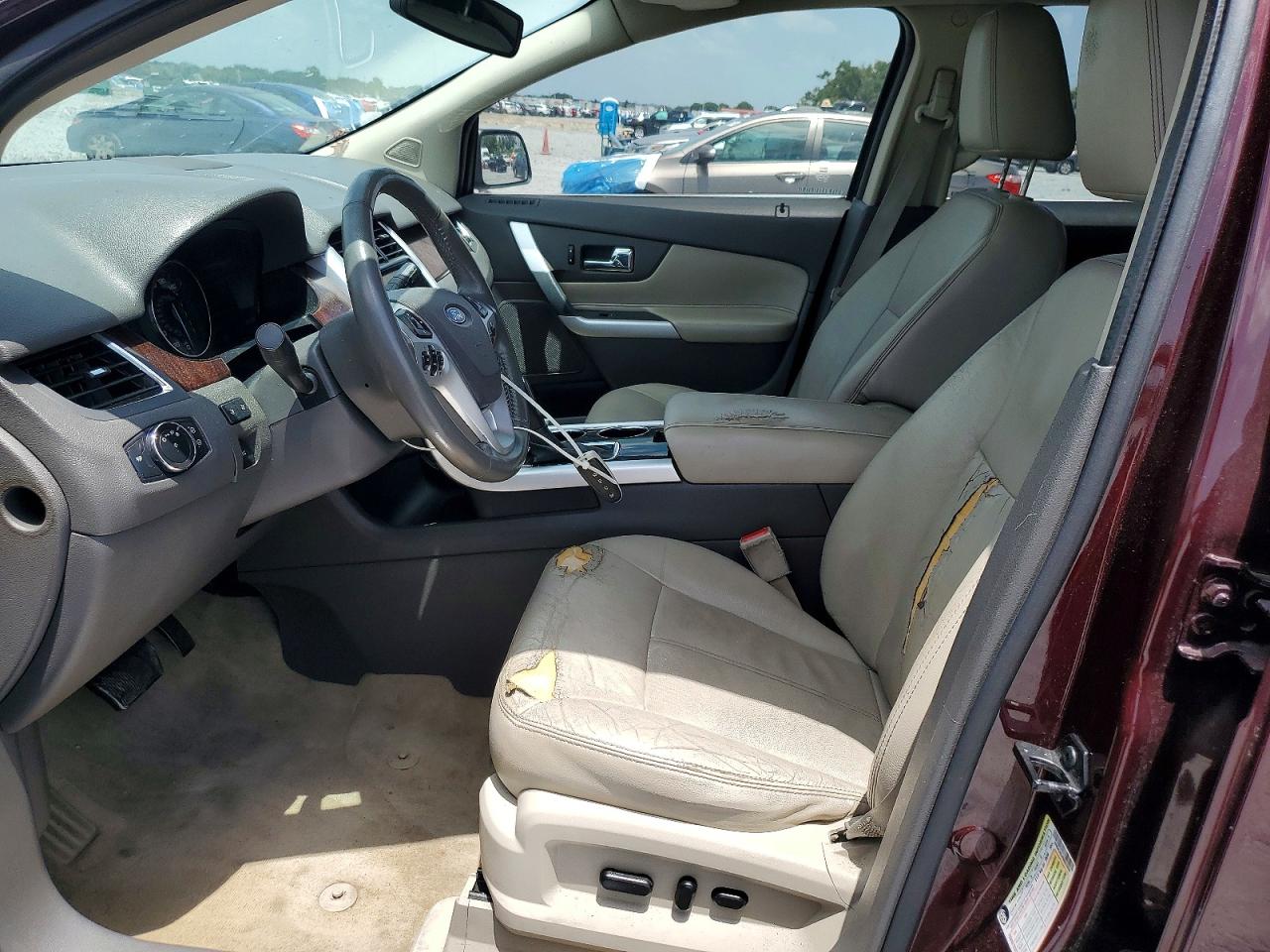 2011 Ford Edge Limited Burgundy vin: 2FMDK3KC4BBB23656