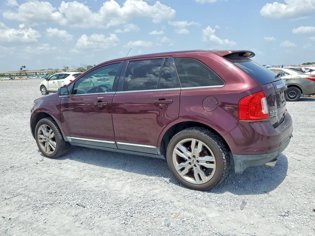 2011 Ford Edge Limited Burgundy vin: 2FMDK3KC4BBB23656