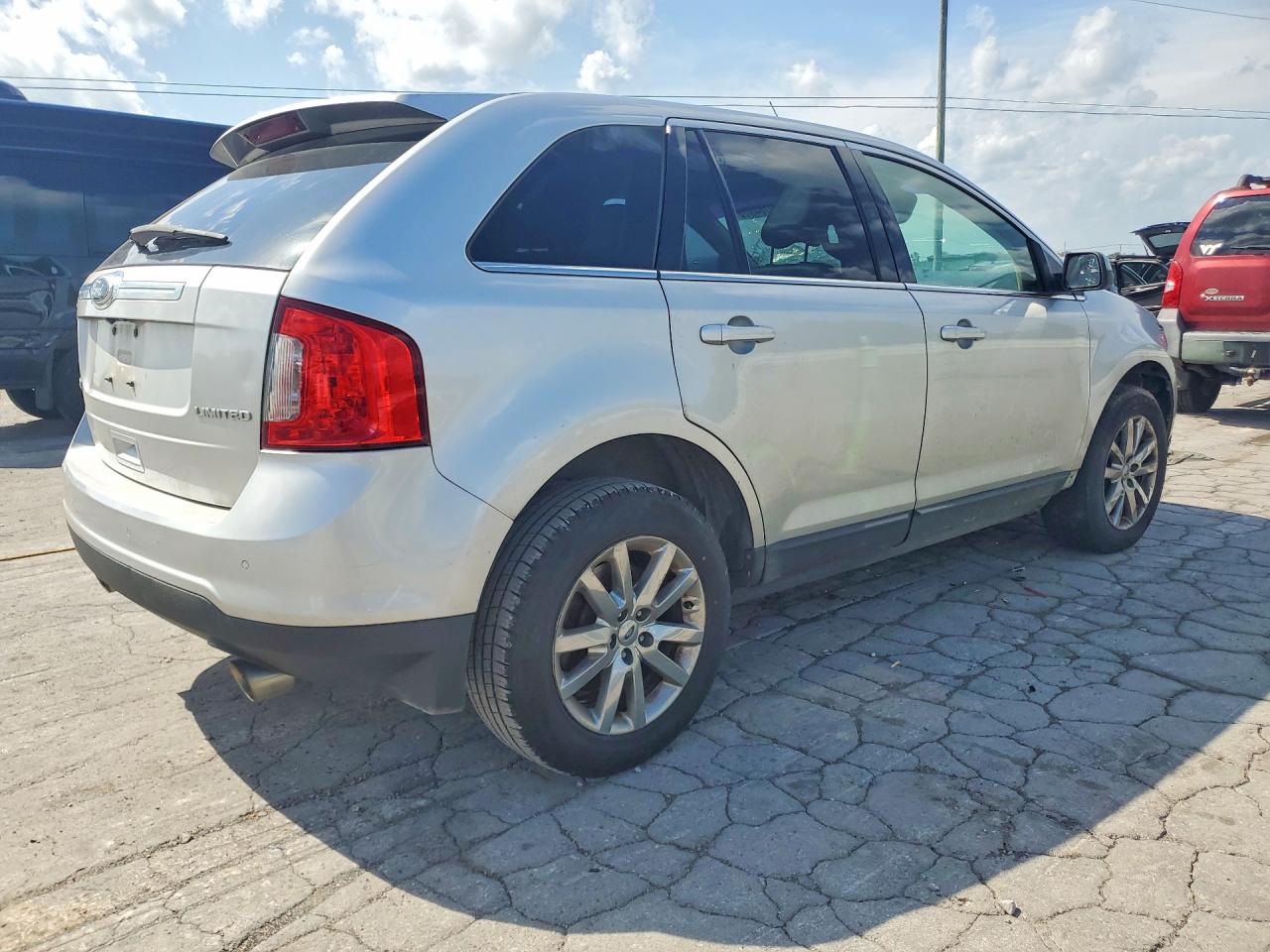 2011 Ford Edge Limited Silver vin: 2FMDK3KC4BBB64790