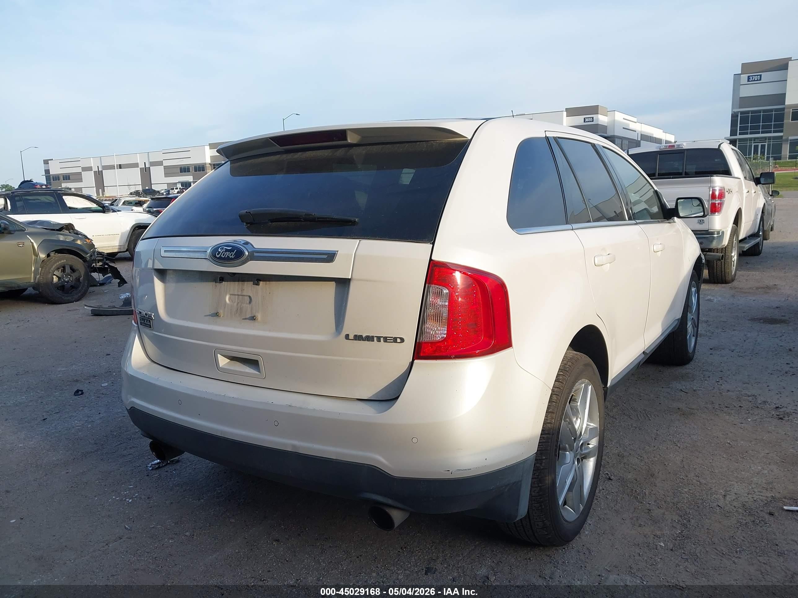 2011 Ford Edge Limited White vin: 2FMDK3KC4BBB66958