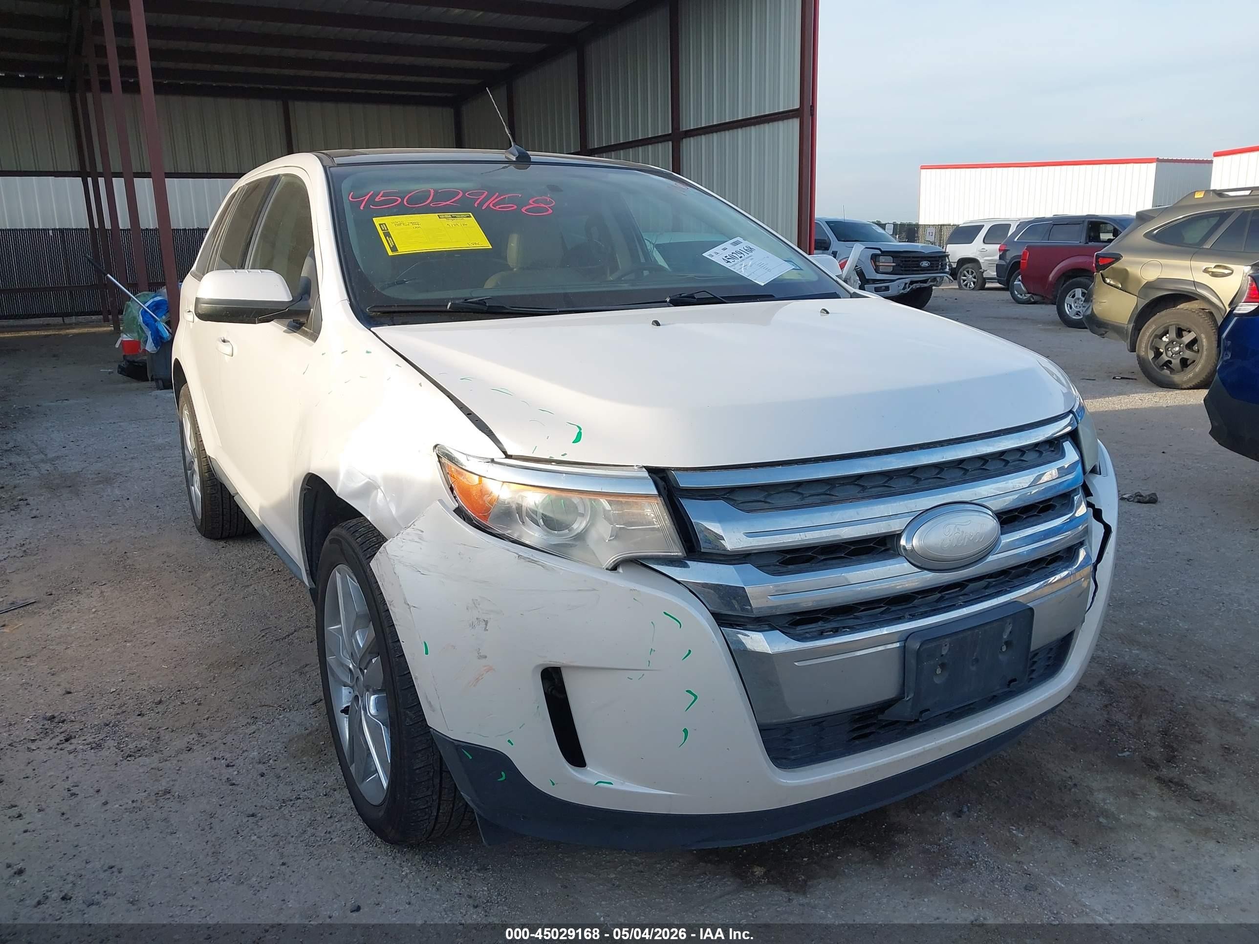 2011 Ford Edge Limited White vin: 2FMDK3KC4BBB66958