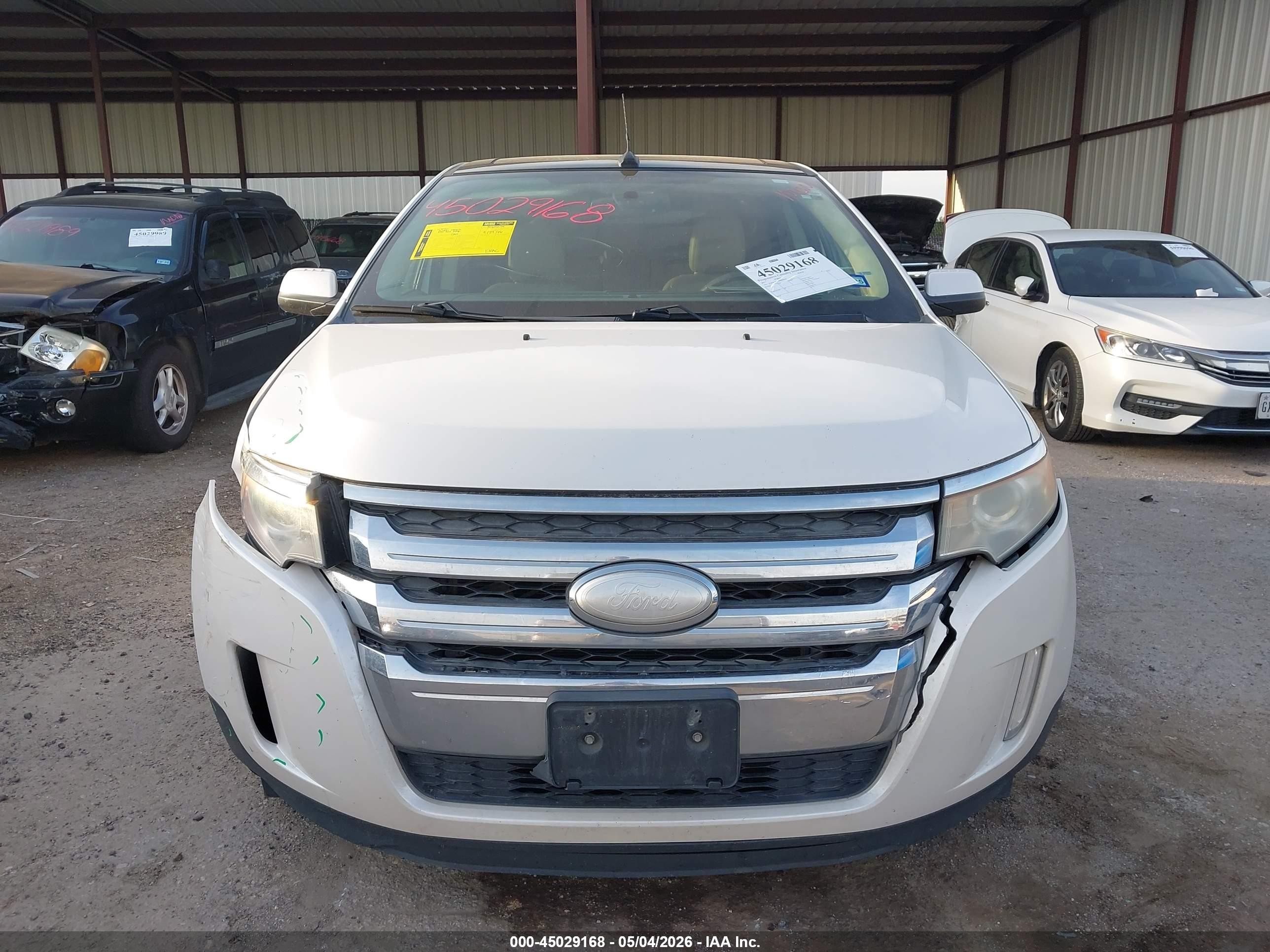 2011 Ford Edge Limited White vin: 2FMDK3KC4BBB66958