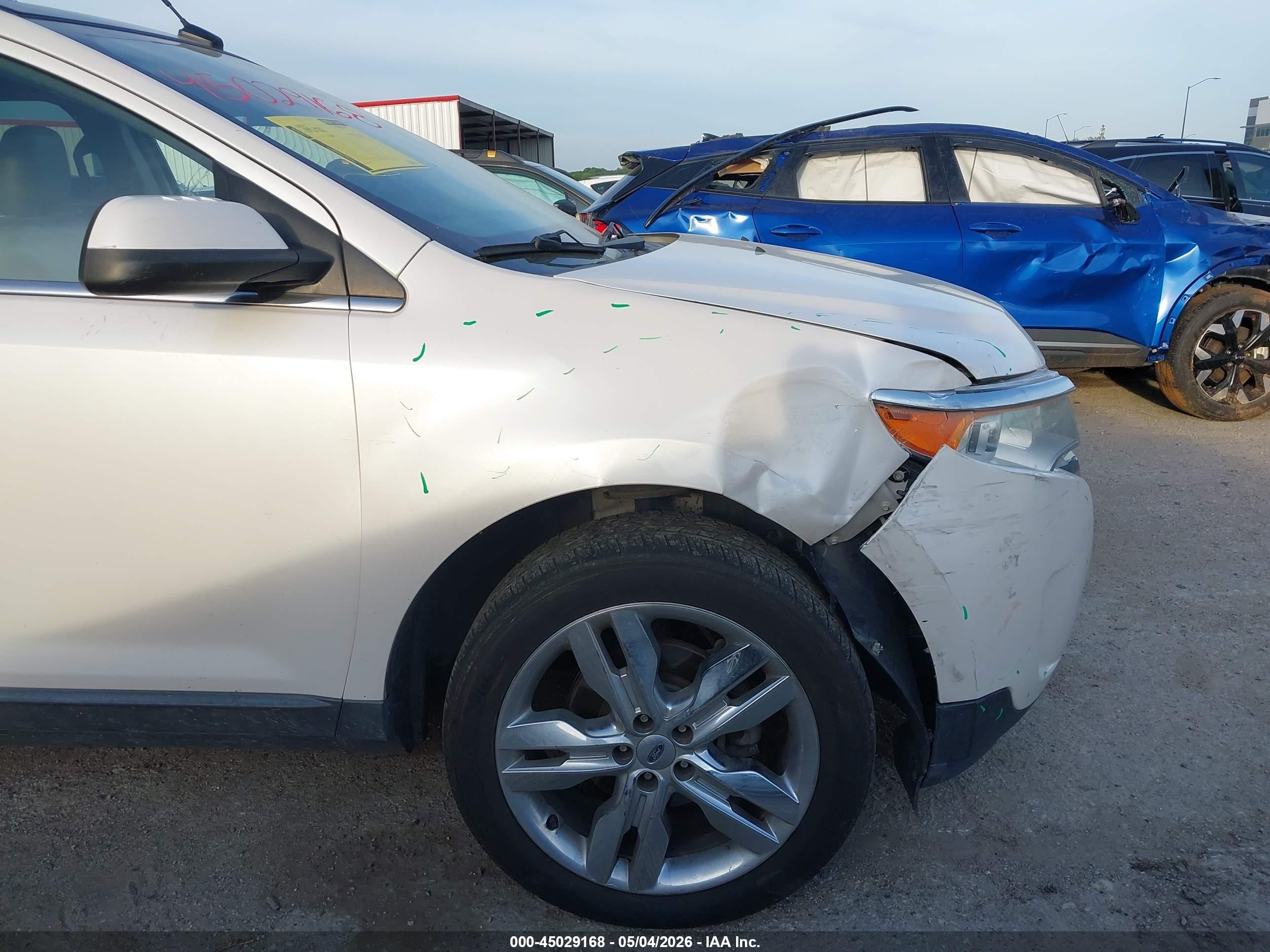 2011 Ford Edge Limited White vin: 2FMDK3KC4BBB66958