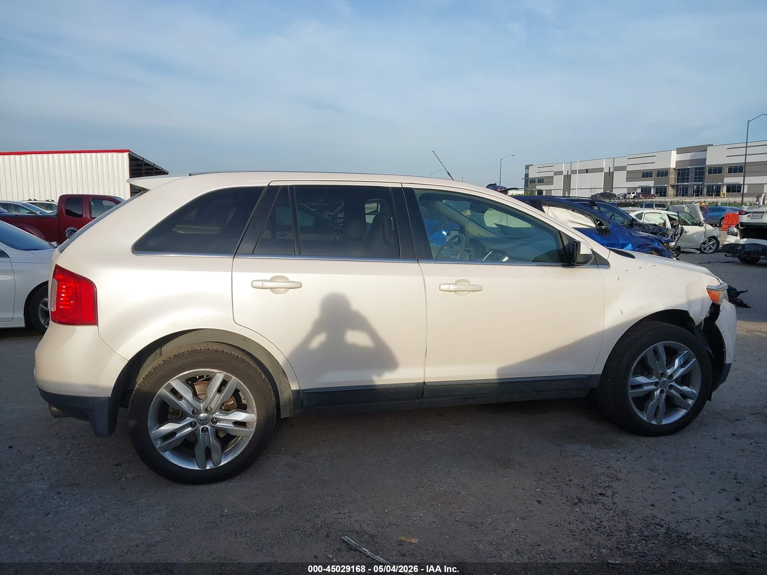 2011 Ford Edge Limited White vin: 2FMDK3KC4BBB66958