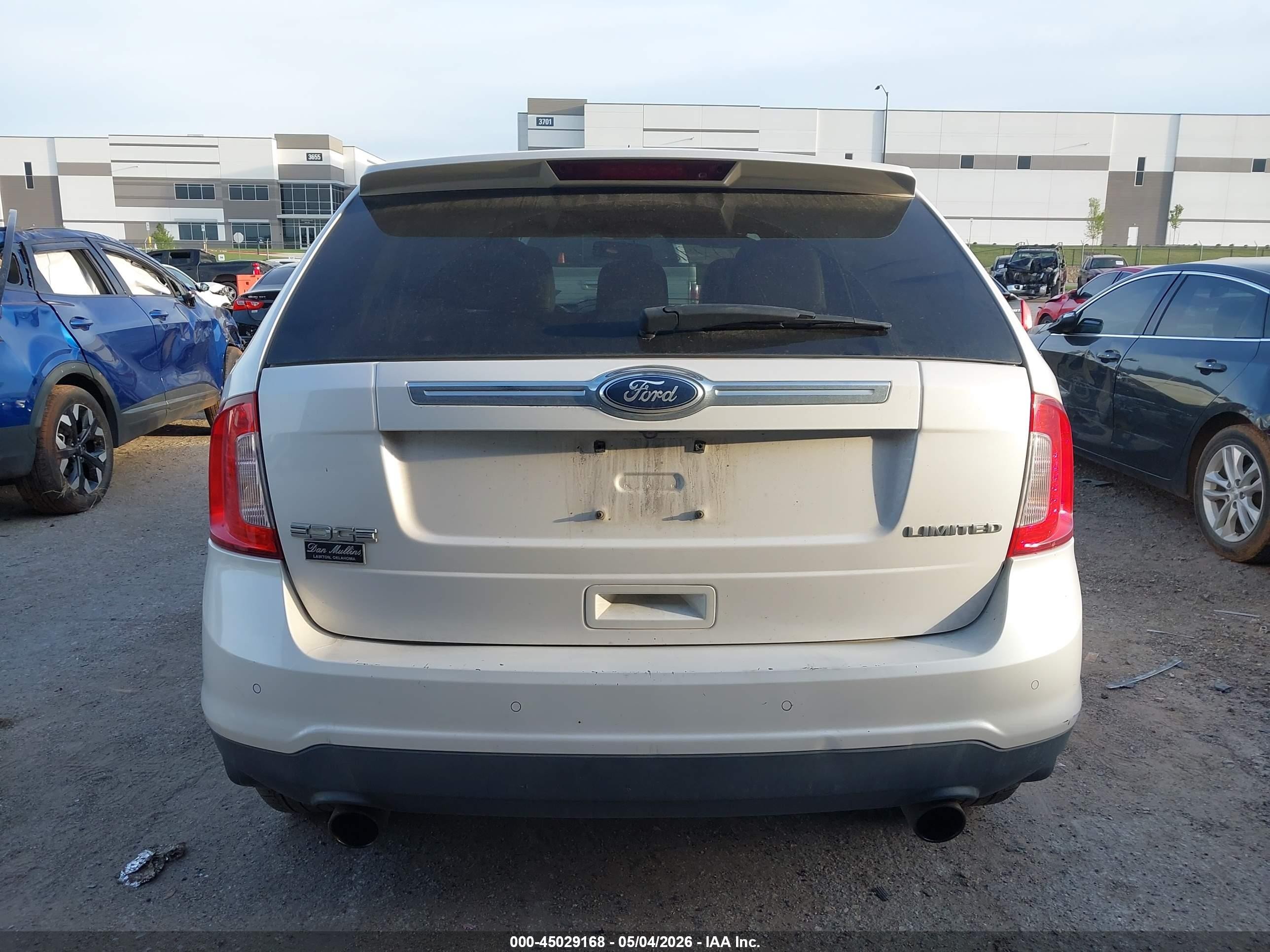 2011 Ford Edge Limited White vin: 2FMDK3KC4BBB66958