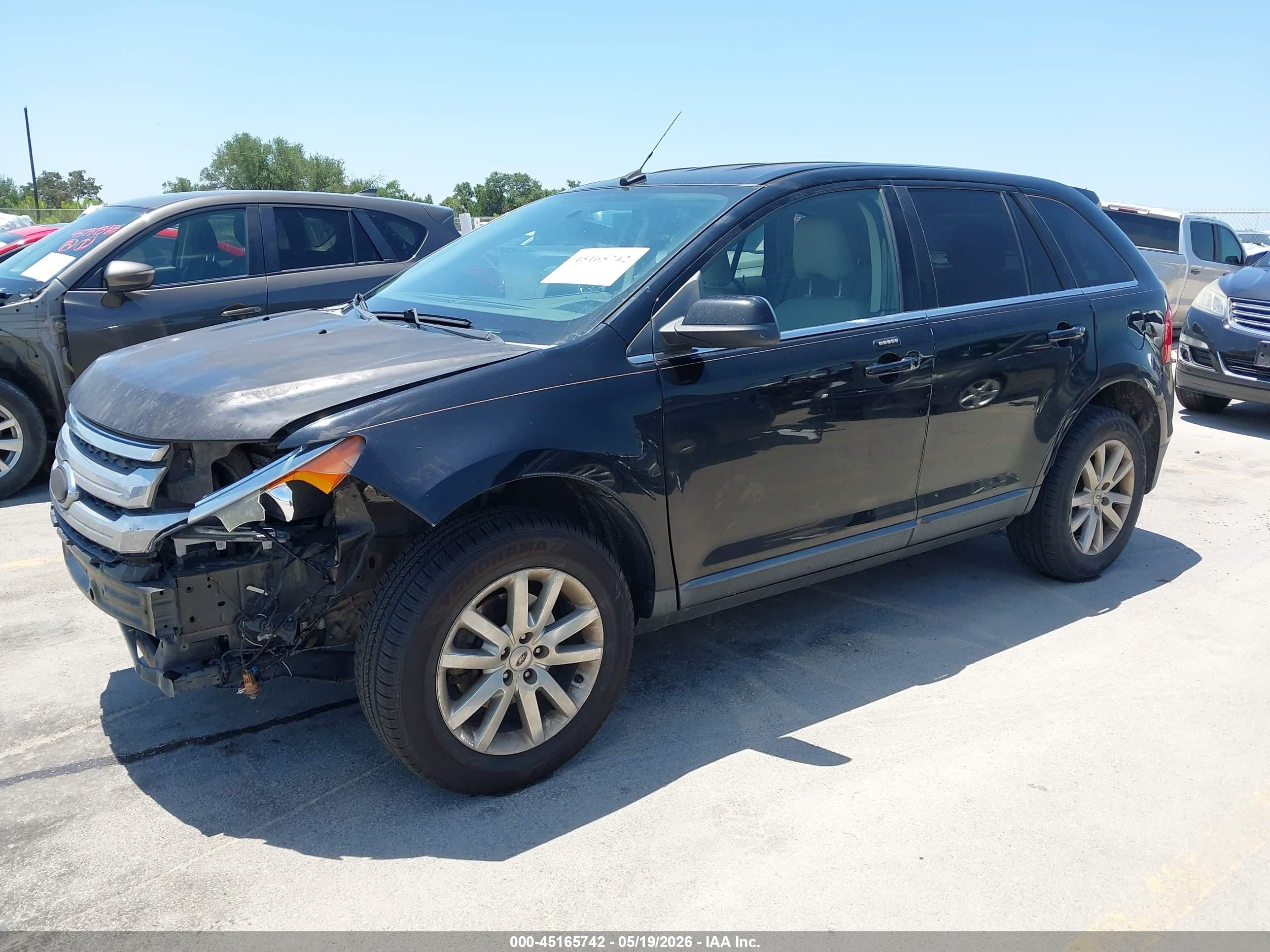 2012 Ford Edge Limited Black vin: 2FMDK3KC4CBA04734