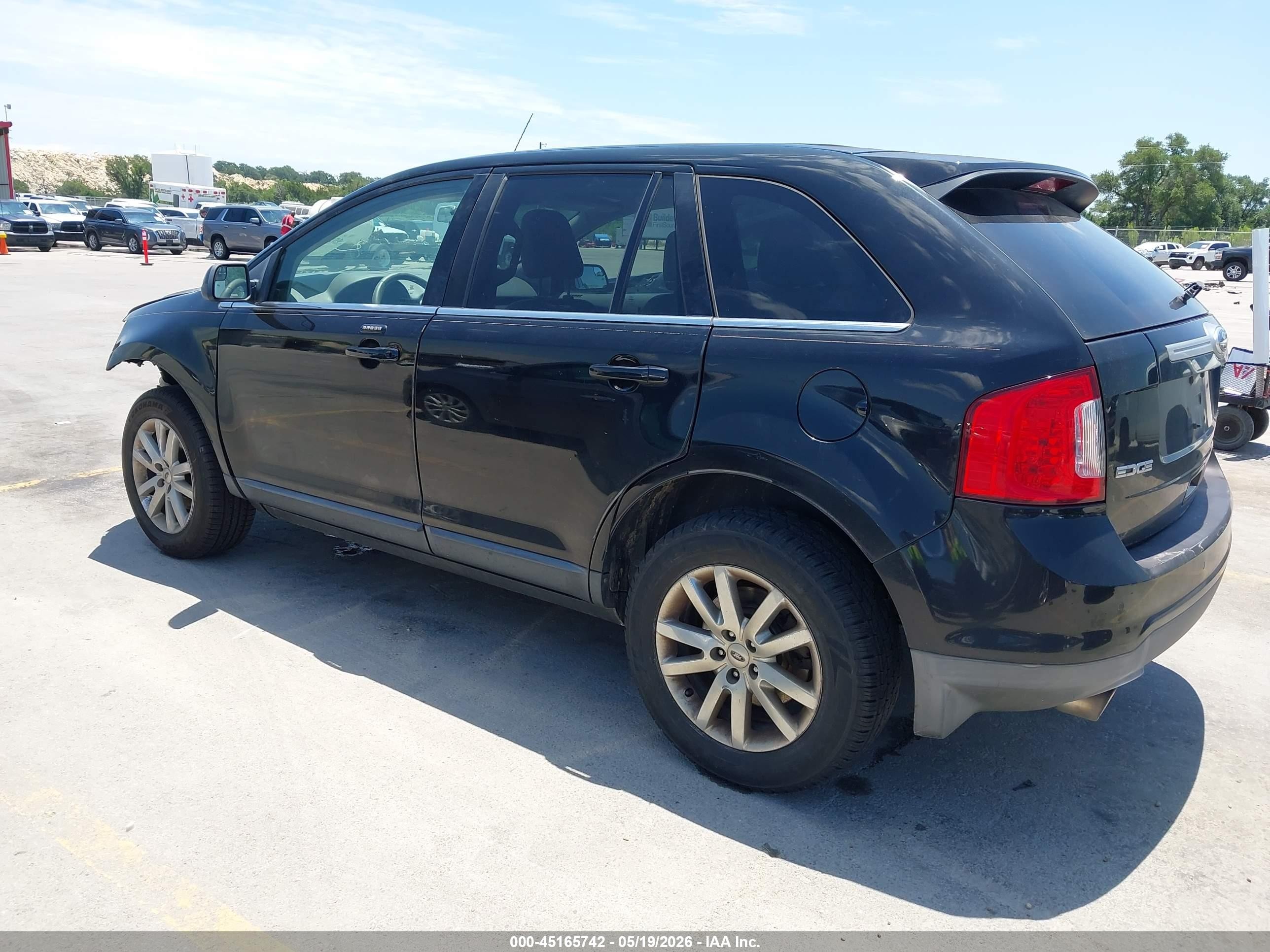 2012 Ford Edge Limited Black vin: 2FMDK3KC4CBA04734