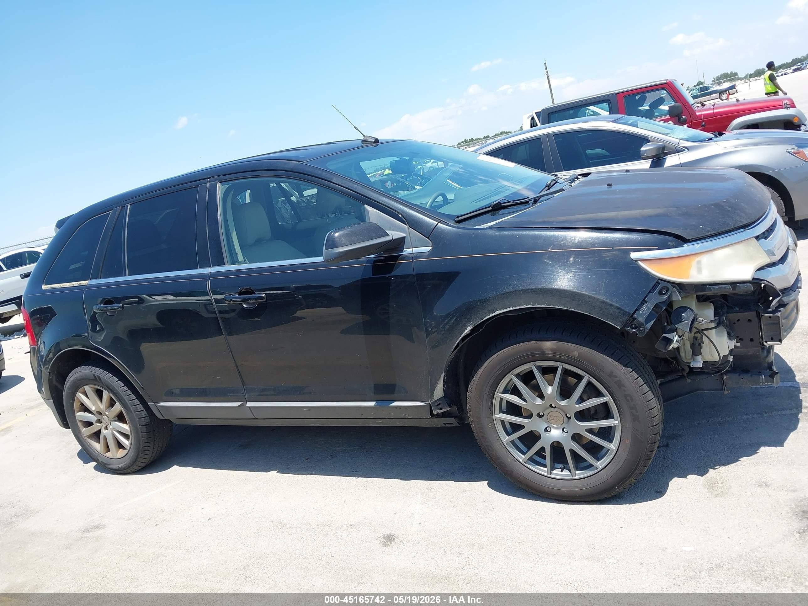2012 Ford Edge Limited Black vin: 2FMDK3KC4CBA04734