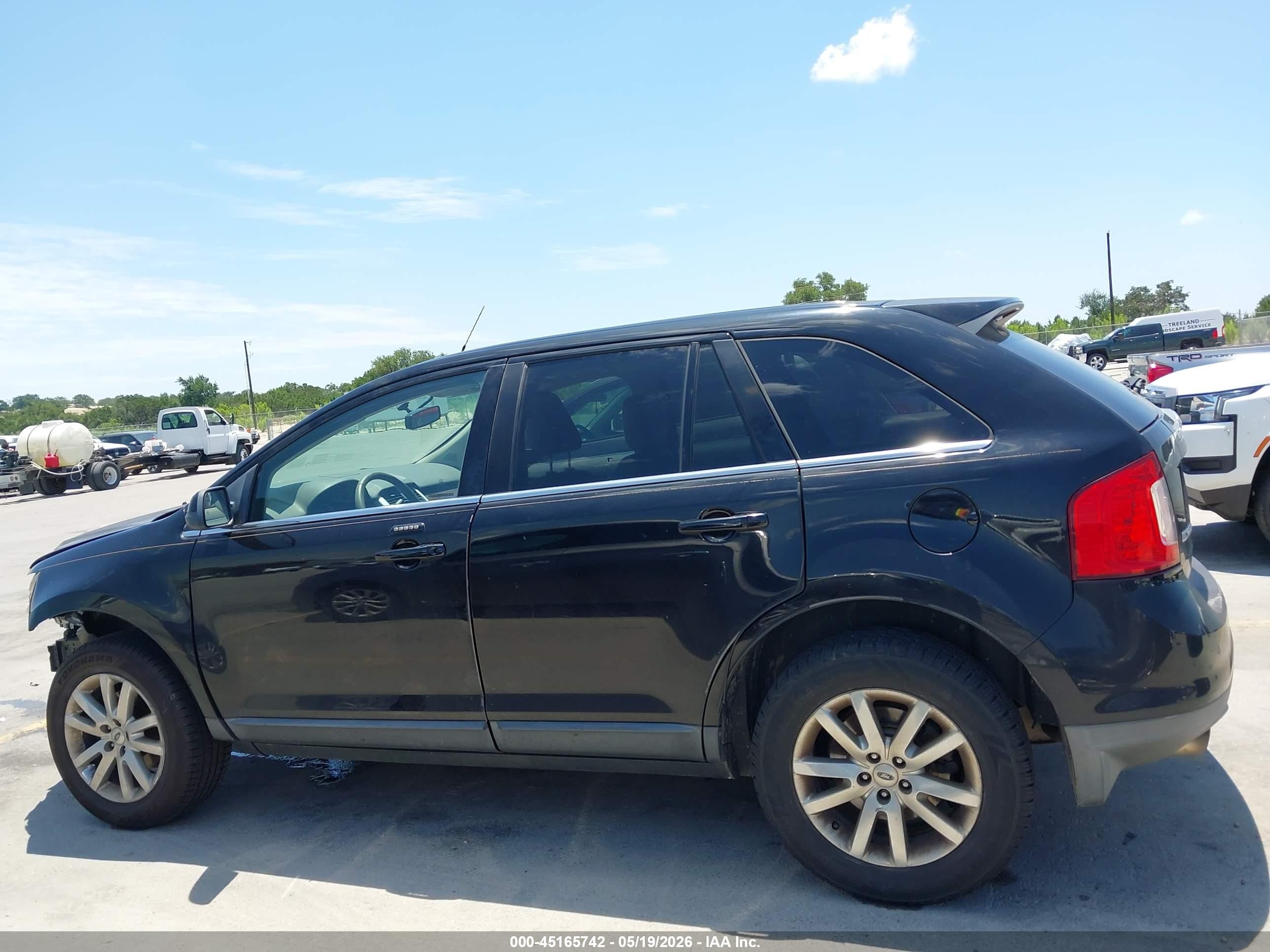 2012 Ford Edge Limited Black vin: 2FMDK3KC4CBA04734