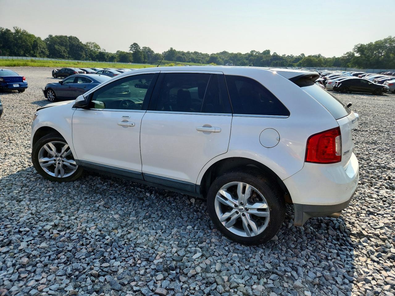 2012 Ford Edge Limited White vin: 2FMDK3KC4CBA06743