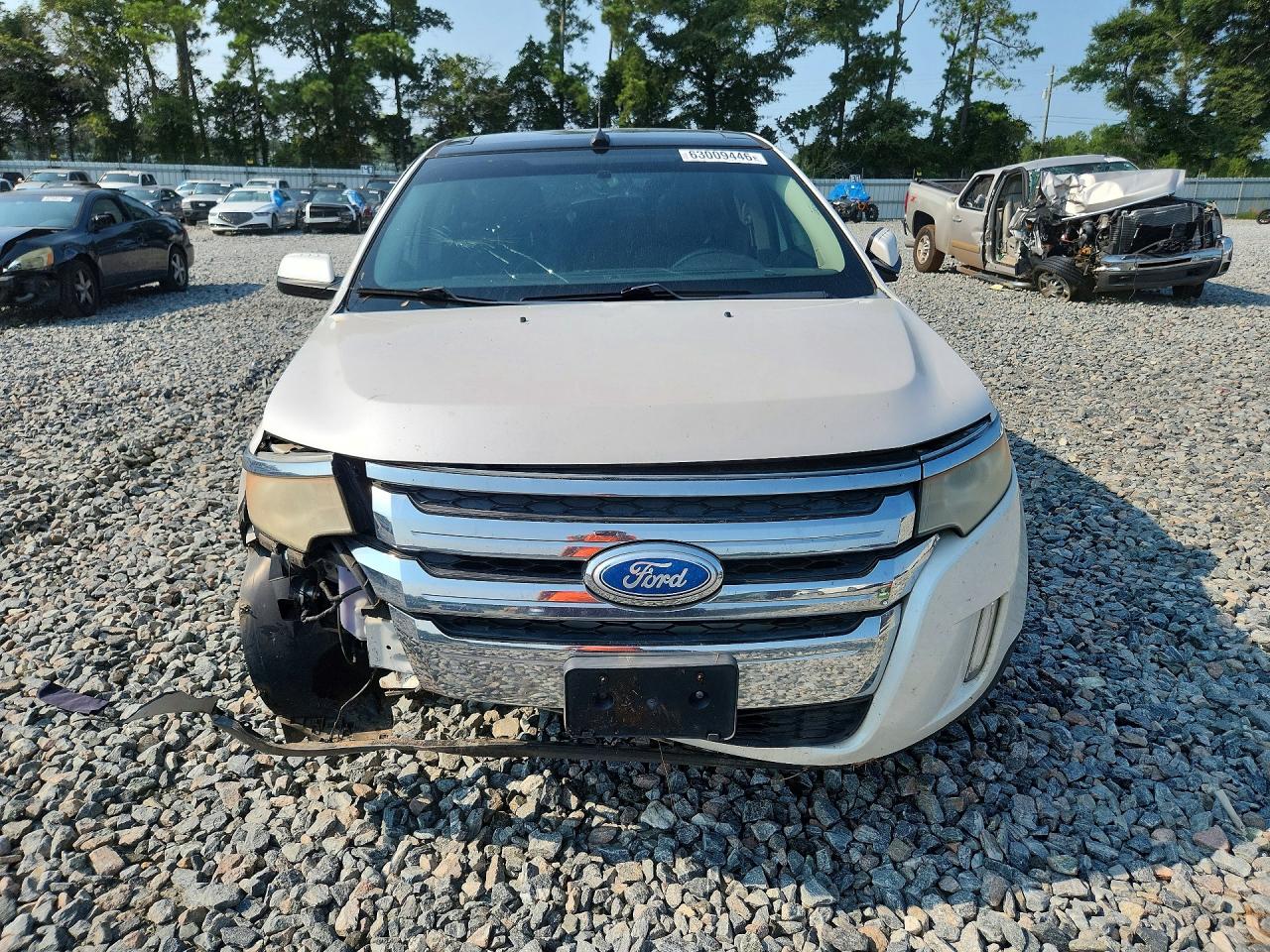 2012 Ford Edge Limited White vin: 2FMDK3KC4CBA06743