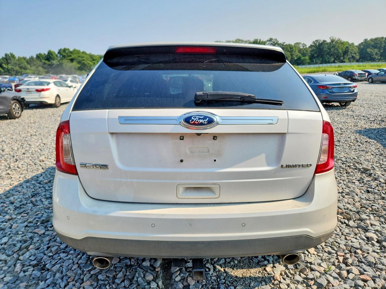 2012 Ford Edge Limited White vin: 2FMDK3KC4CBA06743