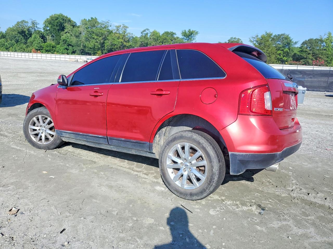 2012 Ford Edge Limited Burgundy vin: 2FMDK3KC4CBA13322