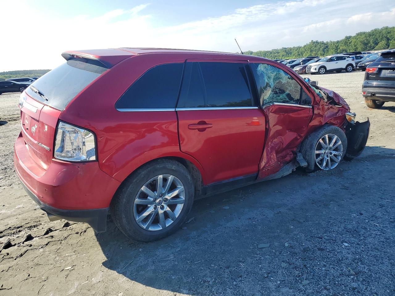 2012 Ford Edge Limited Burgundy vin: 2FMDK3KC4CBA13322