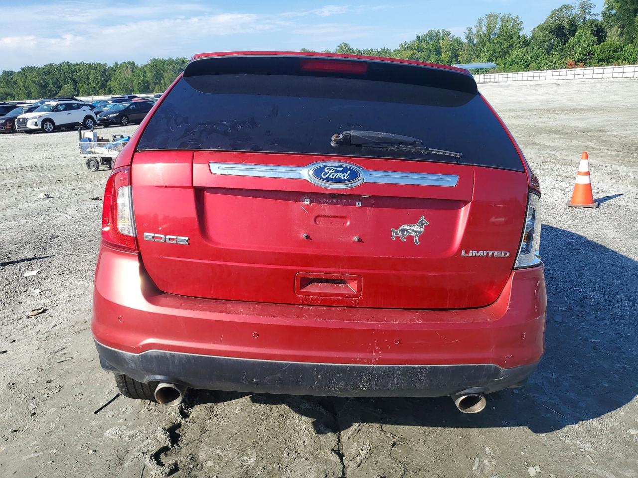 2012 Ford Edge Limited Burgundy vin: 2FMDK3KC4CBA13322