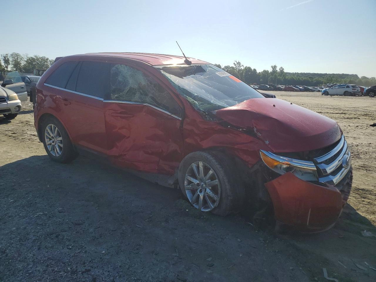 2012 Ford Edge Limited Burgundy vin: 2FMDK3KC4CBA13322