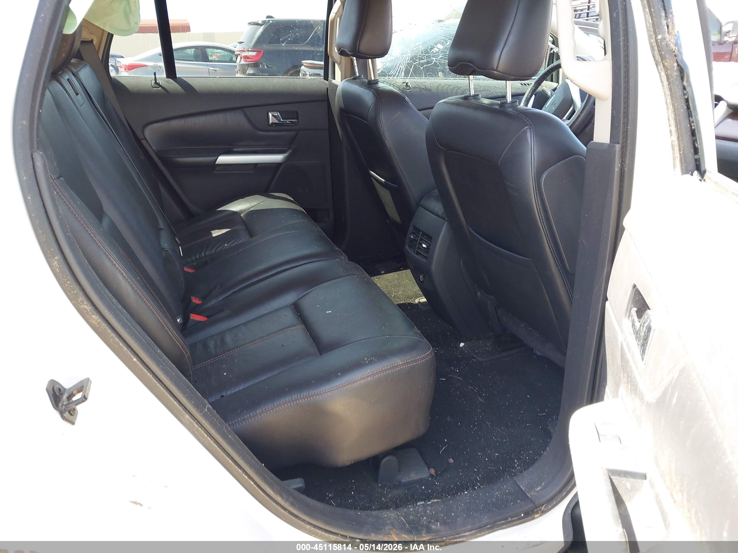 2012 Ford Edge Limited White vin: 2FMDK3KC4CBA15667