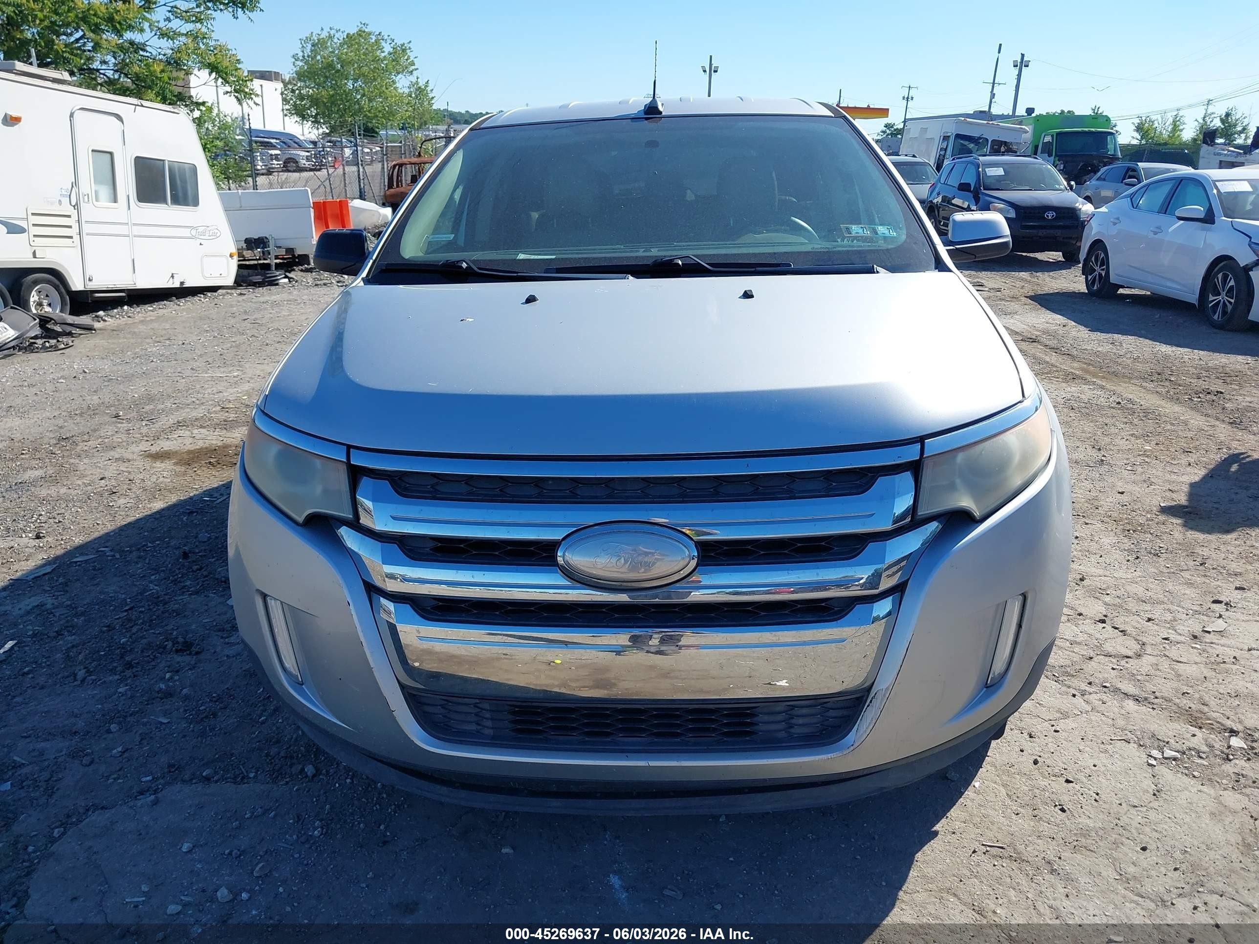 2012 Ford Edge Limited Silver vin: 2FMDK3KC4CBA15958