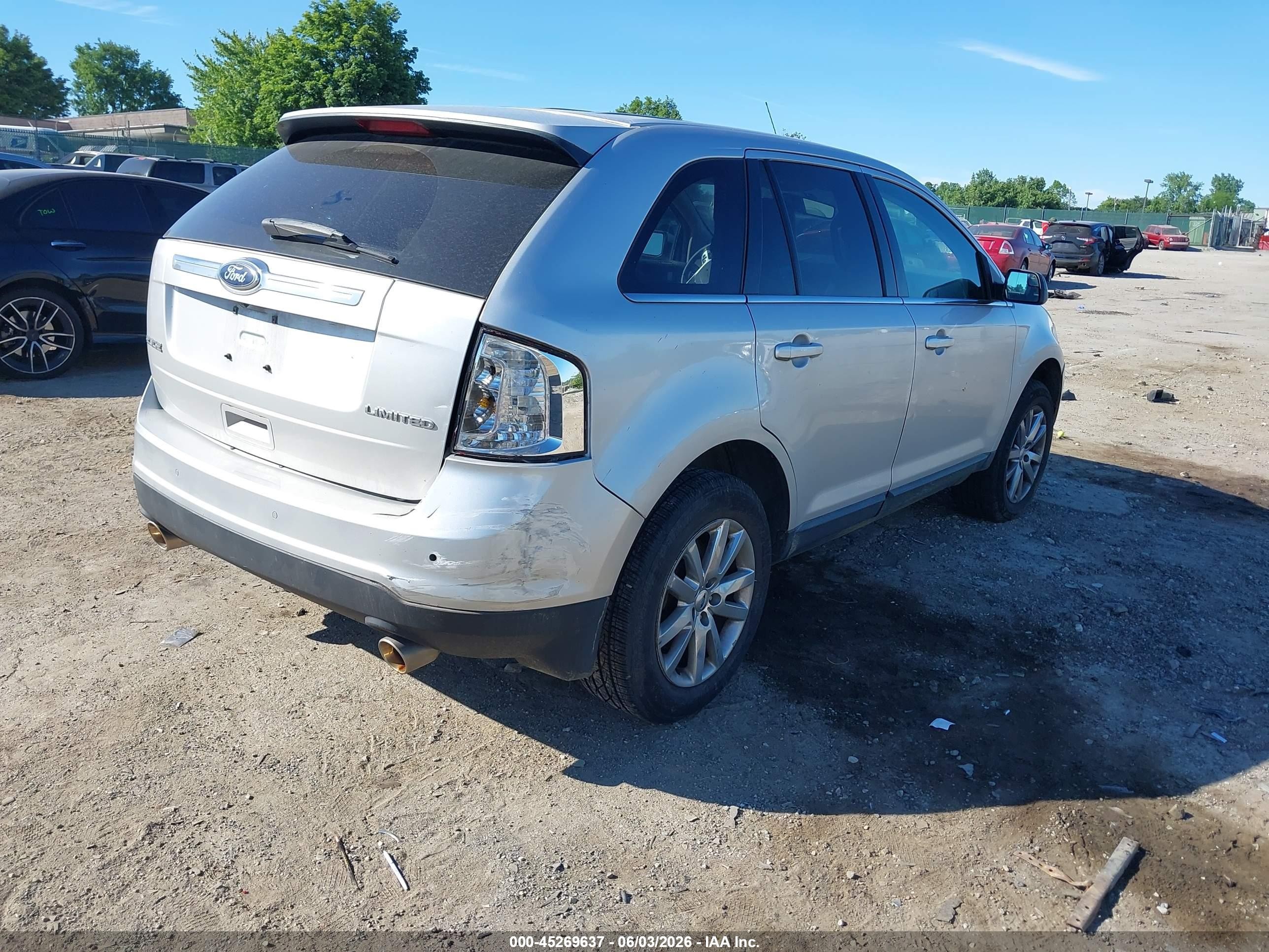 2012 Ford Edge Limited Silver vin: 2FMDK3KC4CBA15958