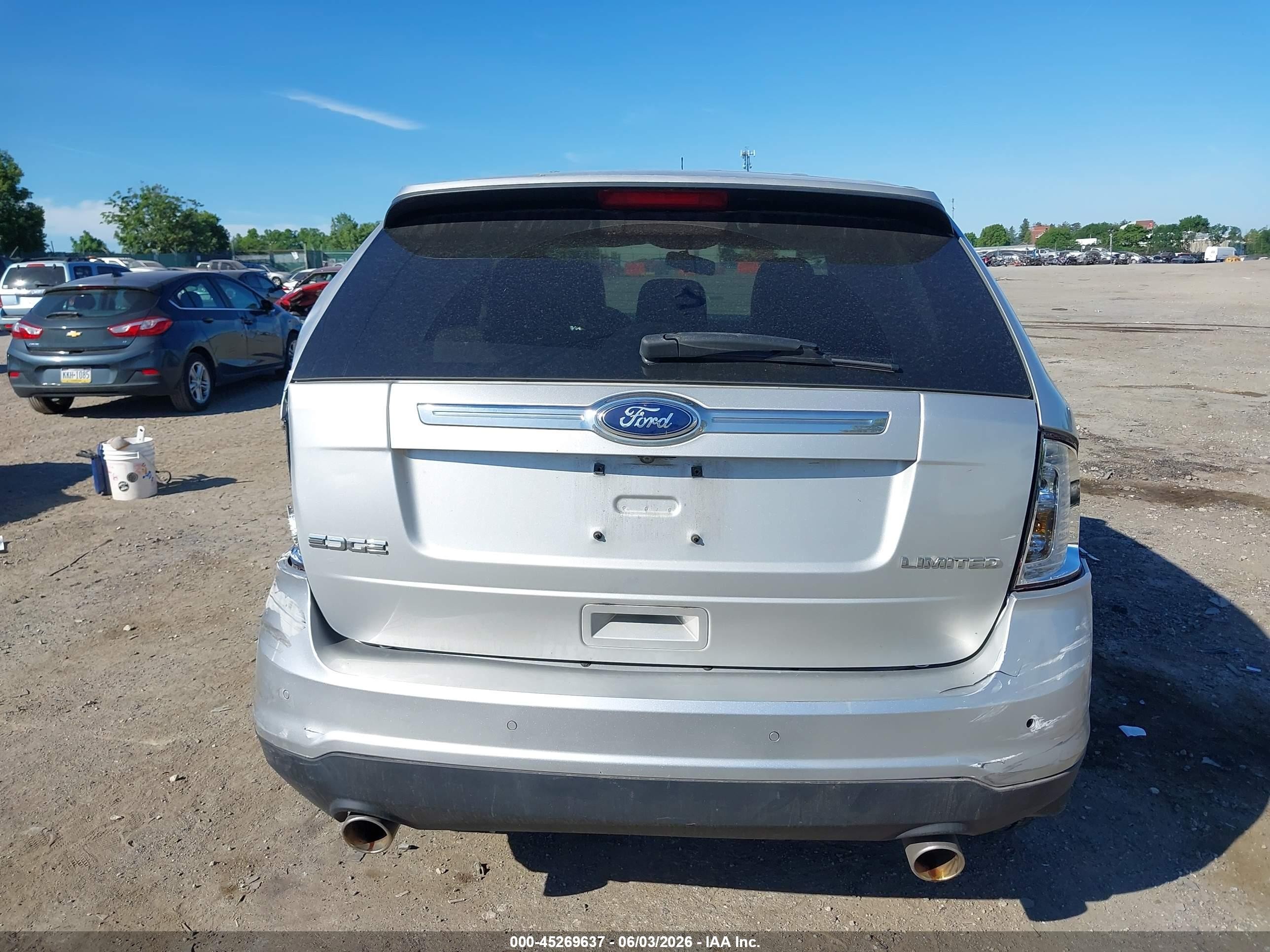2012 Ford Edge Limited Silver vin: 2FMDK3KC4CBA15958