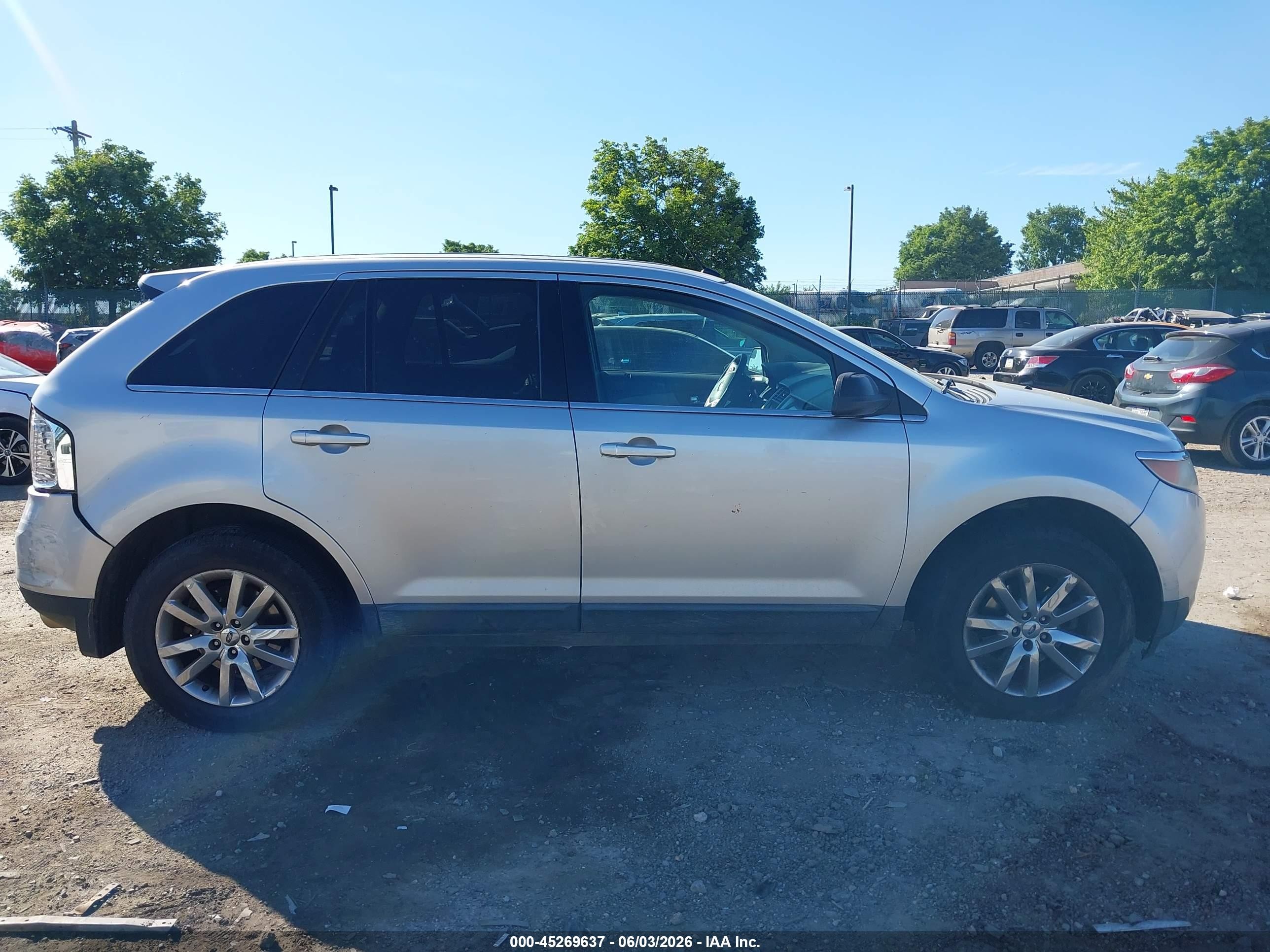 2012 Ford Edge Limited Silver vin: 2FMDK3KC4CBA15958