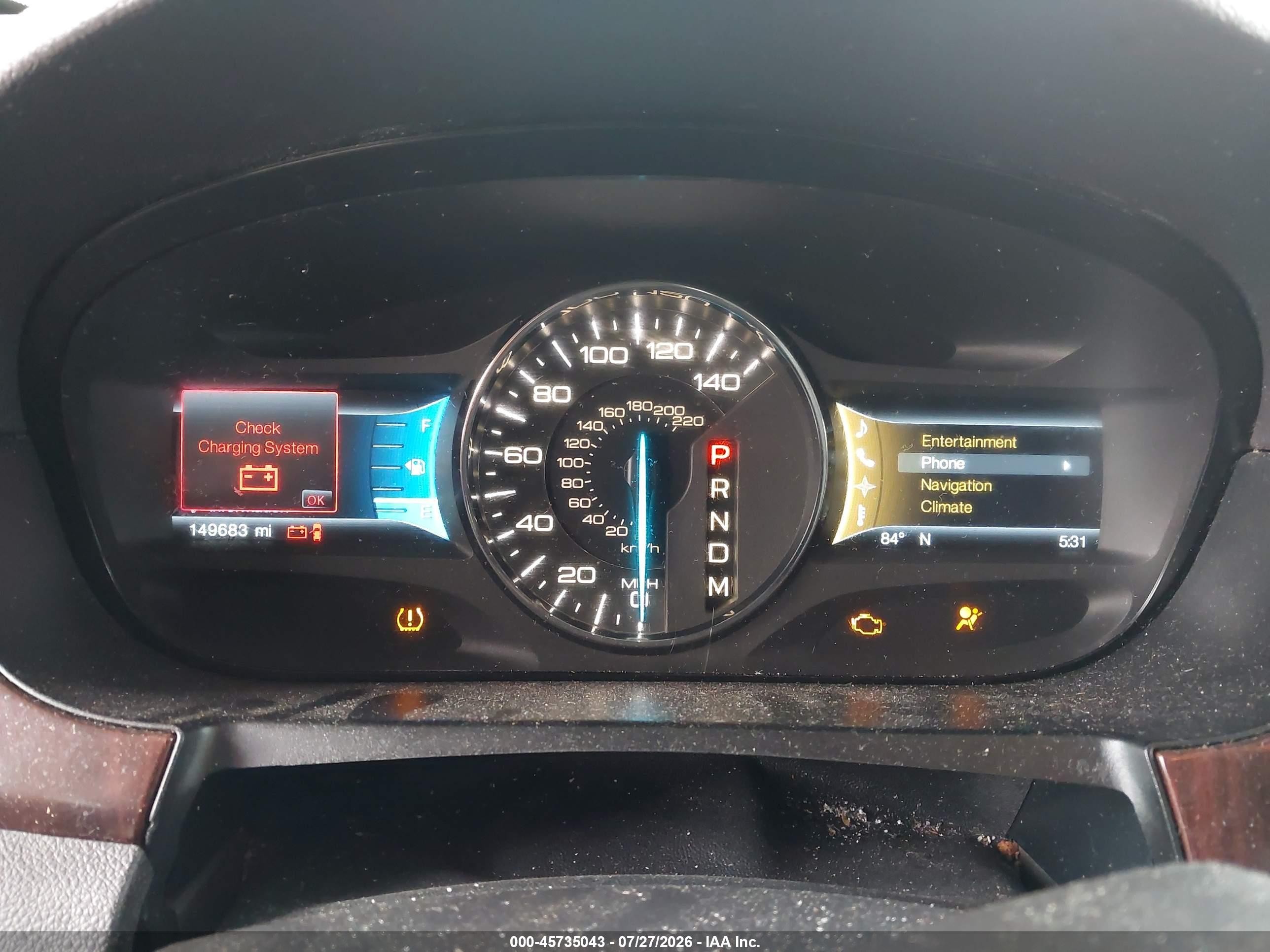 2012 Ford Edge Limited Blue vin: 2FMDK3KC4CBA29410