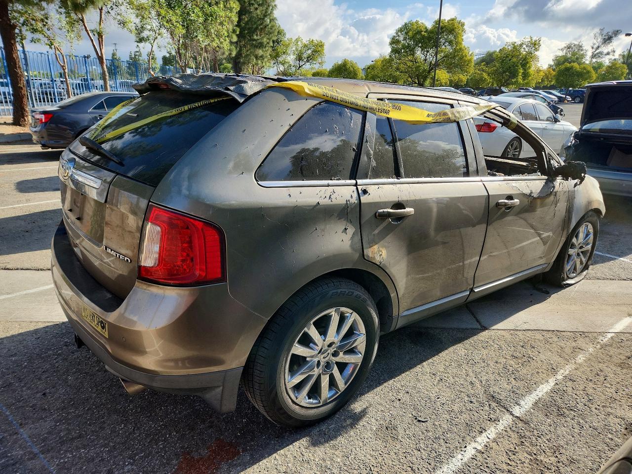 2012 Ford Edge Limited Gray vin: 2FMDK3KC4CBA39290
