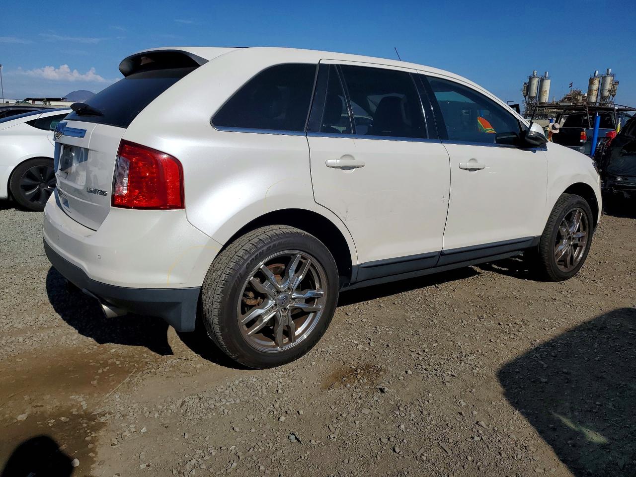 2012 Ford Edge Limited White vin: 2FMDK3KC4CBA81989