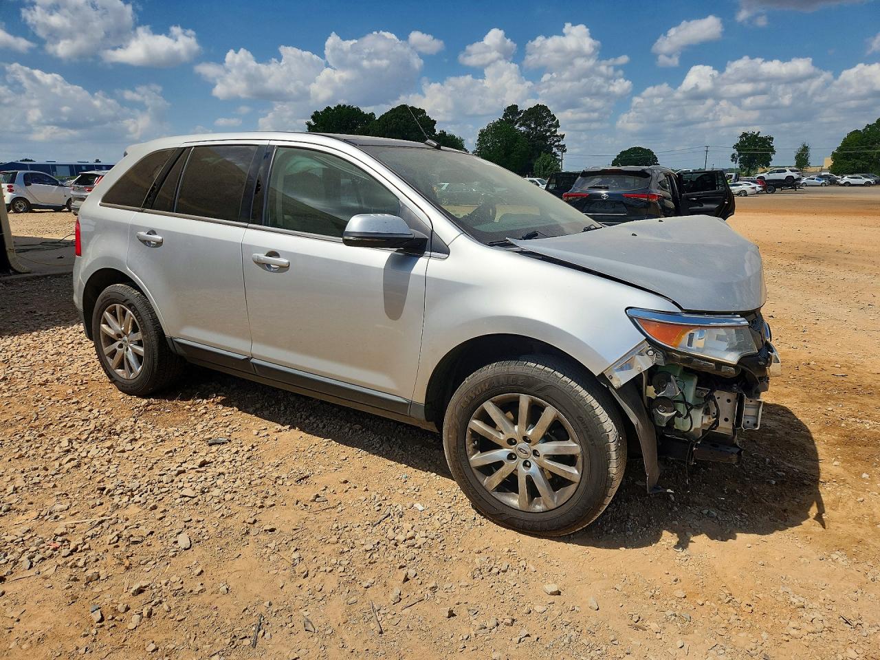 2013 Ford Edge Limited Silver vin: 2FMDK3KC4DBA06369