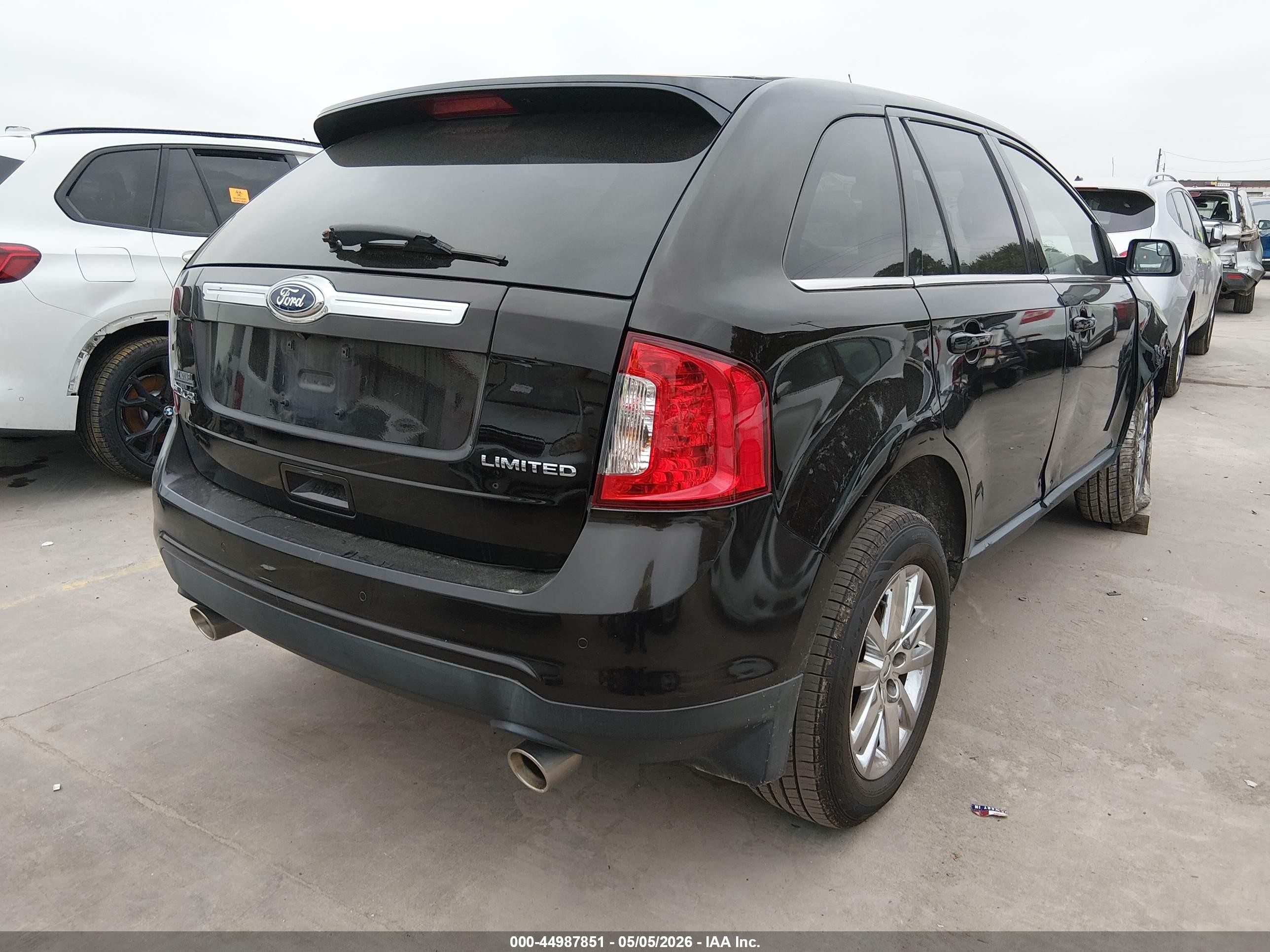 2013 Ford Edge Limited Black vin: 2FMDK3KC4DBA35175