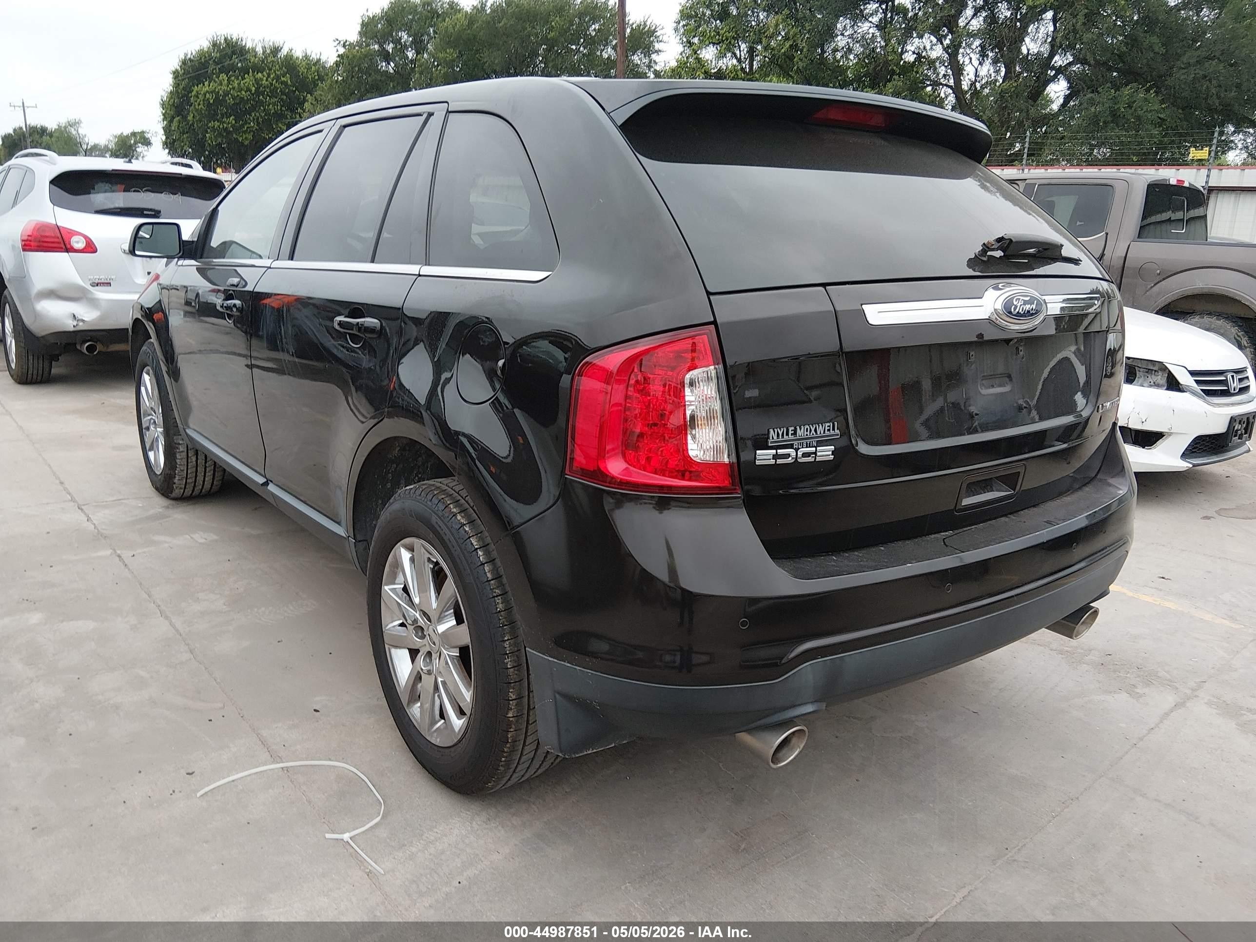 2013 Ford Edge Limited Black vin: 2FMDK3KC4DBA35175
