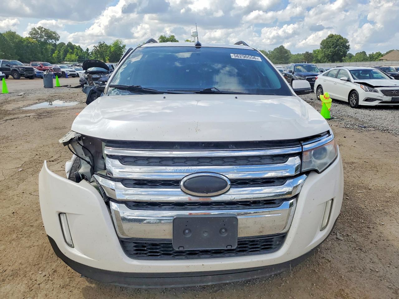 2013 Ford Edge Limited Белый vin: 2FMDK3KC4DBA39663