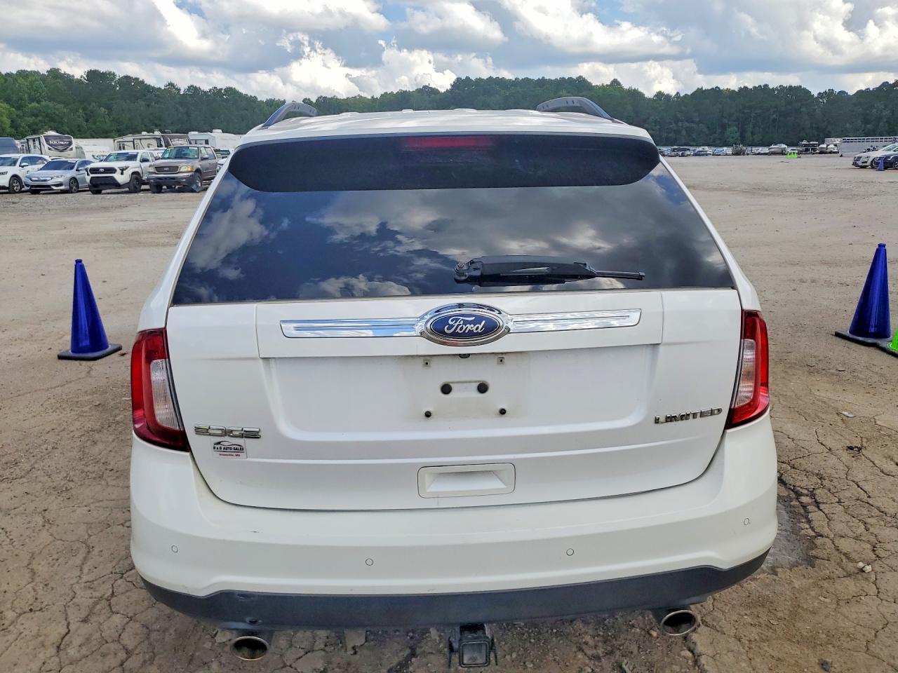 2013 Ford Edge Limited Белый vin: 2FMDK3KC4DBA39663