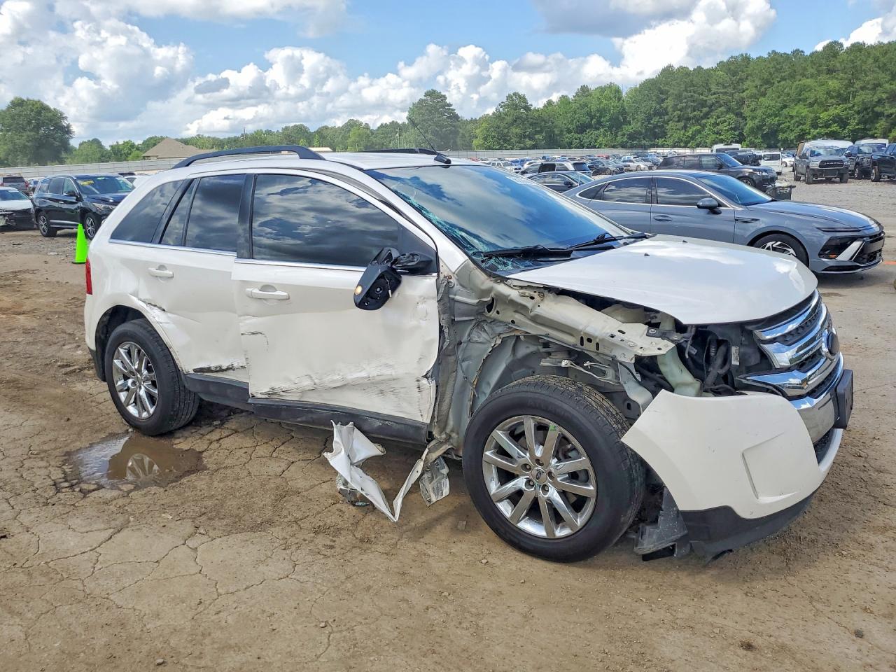 2013 Ford Edge Limited Белый vin: 2FMDK3KC4DBA39663