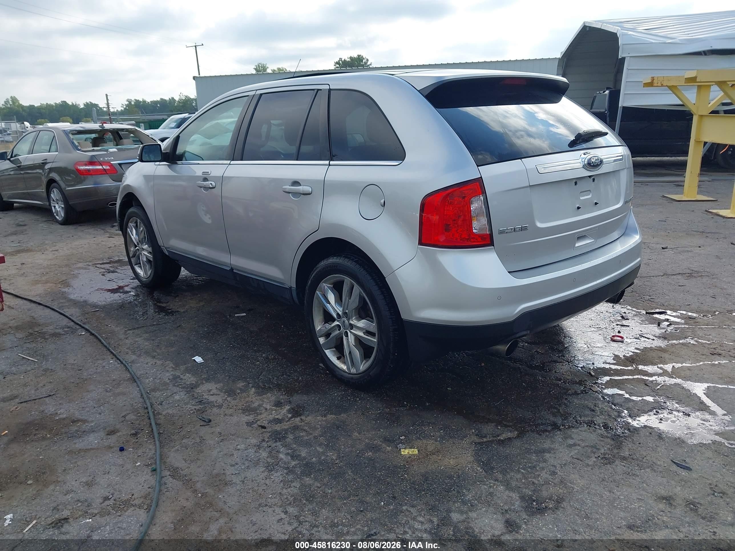 2013 Ford Edge Limited Серебряный vin: 2FMDK3KC4DBA44040