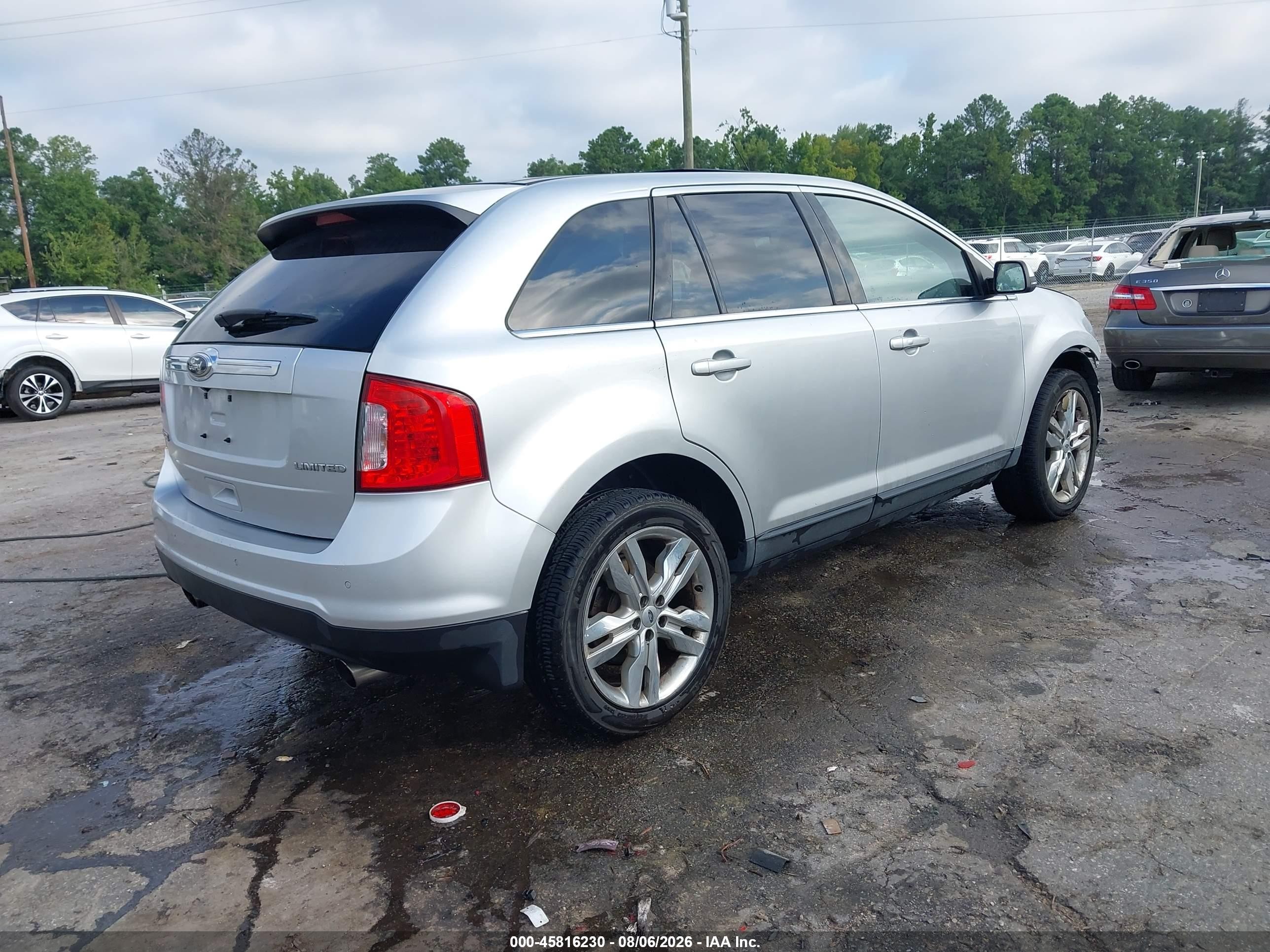 2013 Ford Edge Limited Серебряный vin: 2FMDK3KC4DBA44040