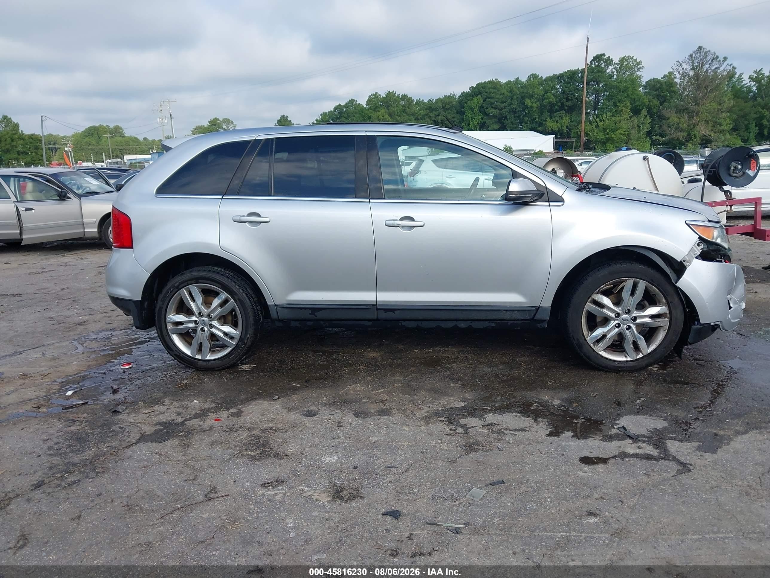 2013 Ford Edge Limited Серебряный vin: 2FMDK3KC4DBA44040