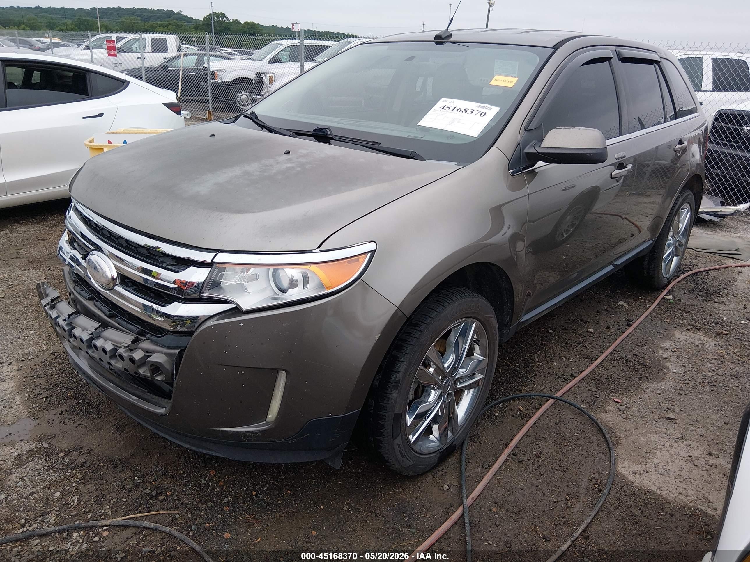 2013 Ford Edge Limited Brown vin: 2FMDK3KC4DBA77068