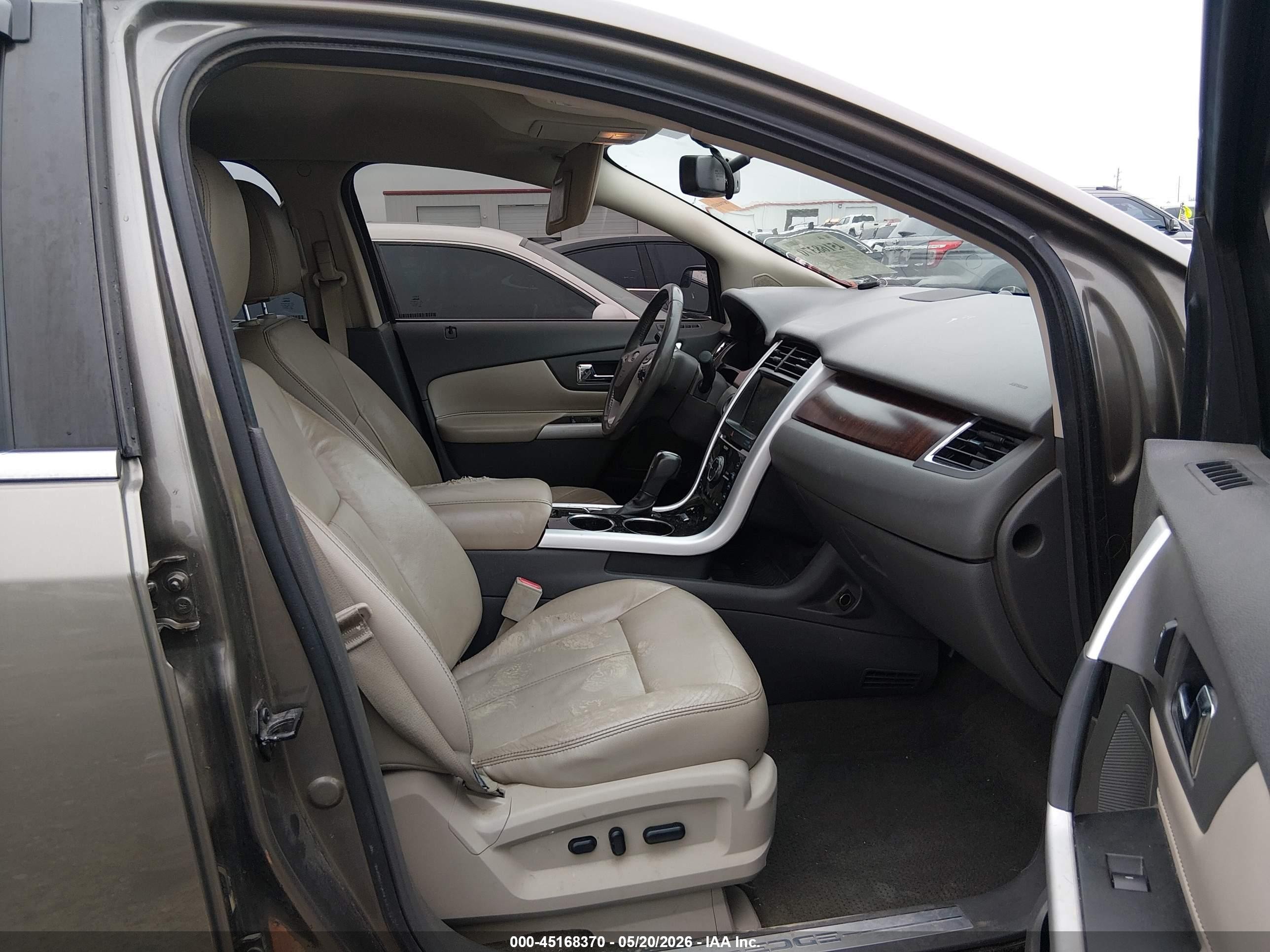 2013 Ford Edge Limited Brown vin: 2FMDK3KC4DBA77068
