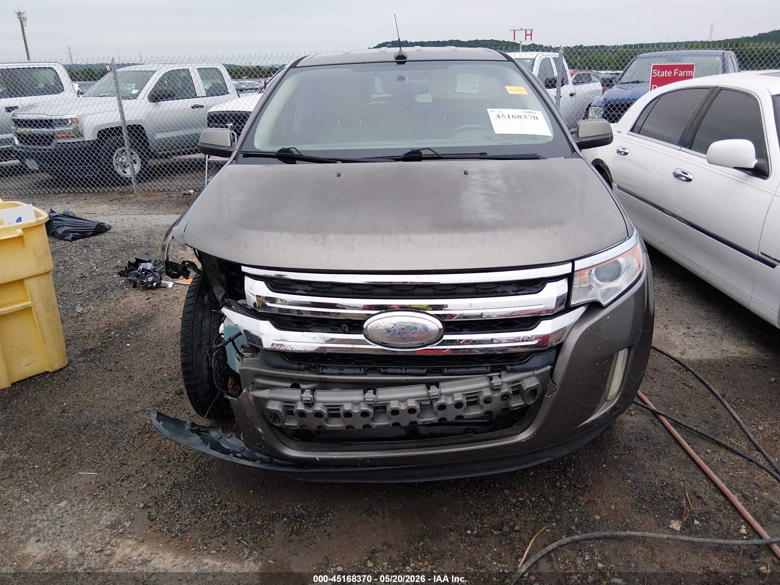 2013 Ford Edge Limited Brown vin: 2FMDK3KC4DBA77068