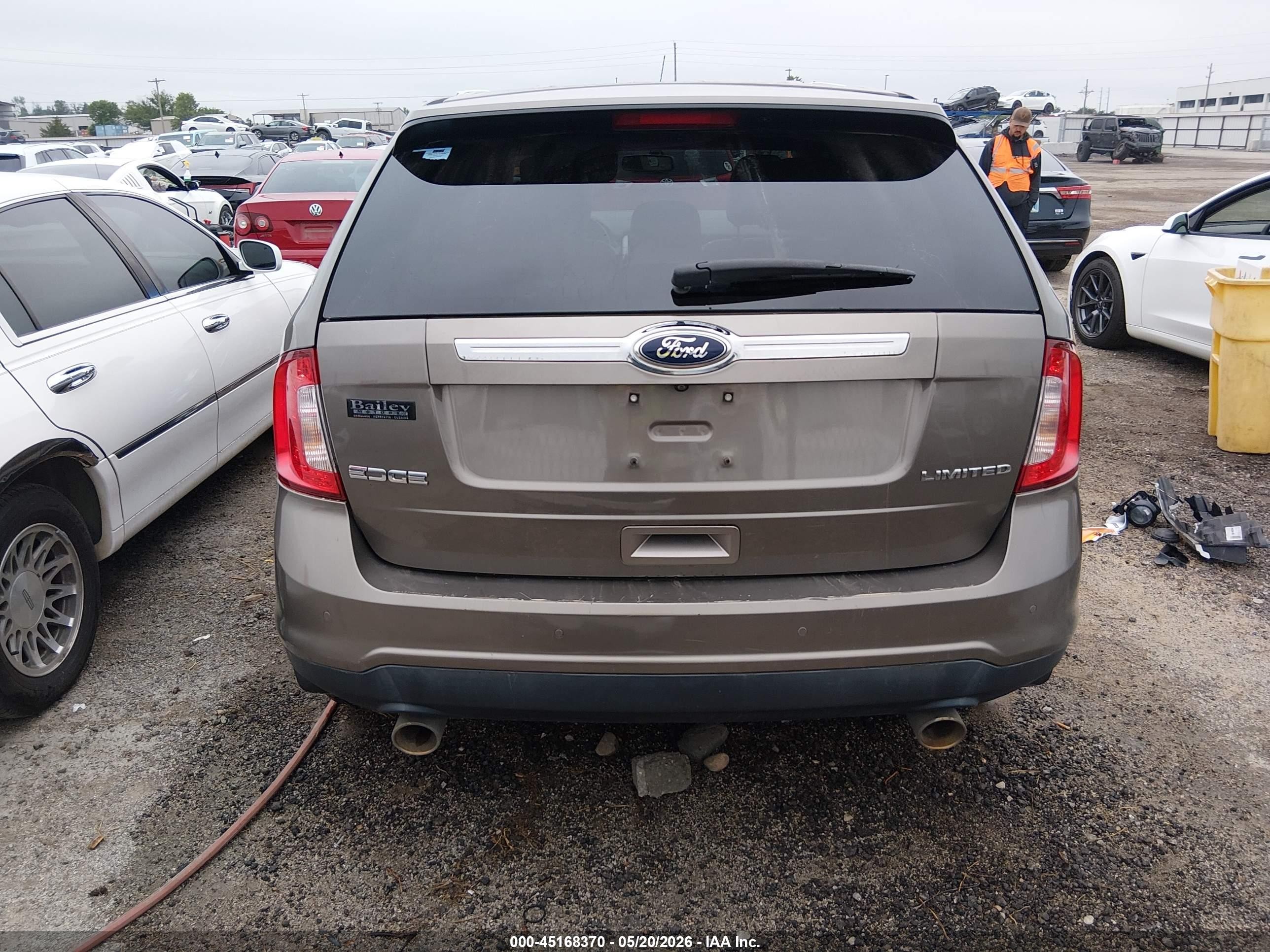 2013 Ford Edge Limited Brown vin: 2FMDK3KC4DBA77068